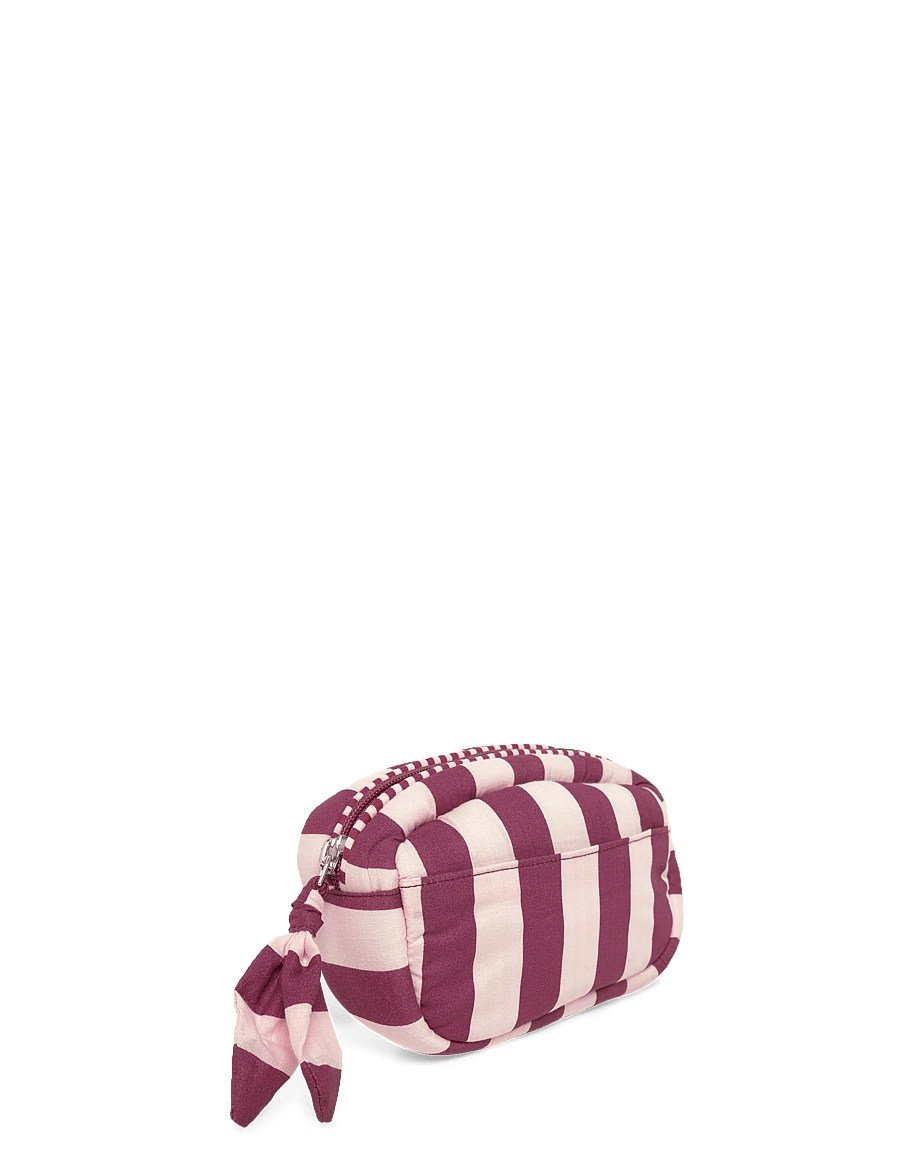 Mango Teen - Striped cotton toiletry bag - bad - pink - 2