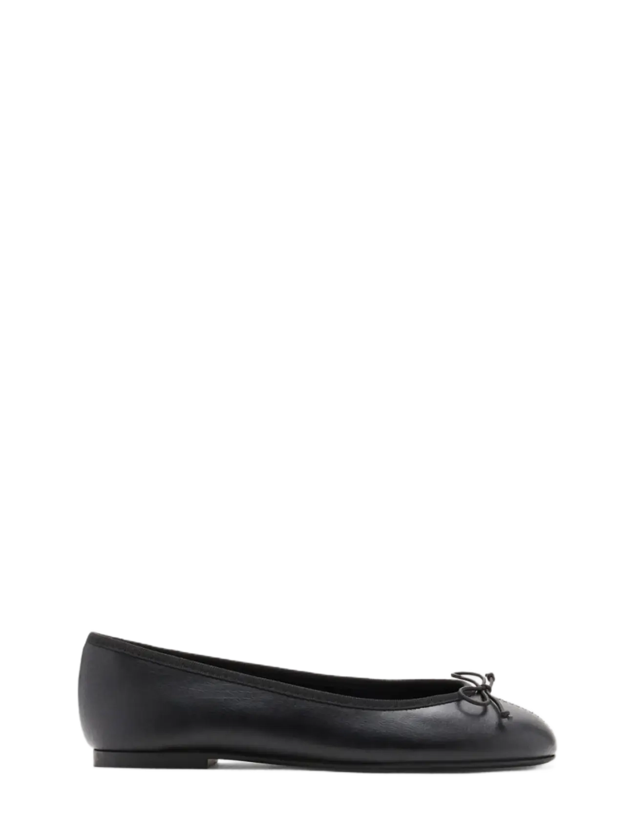 Mango Teen Bow ballerina - Sko - BLACK / black