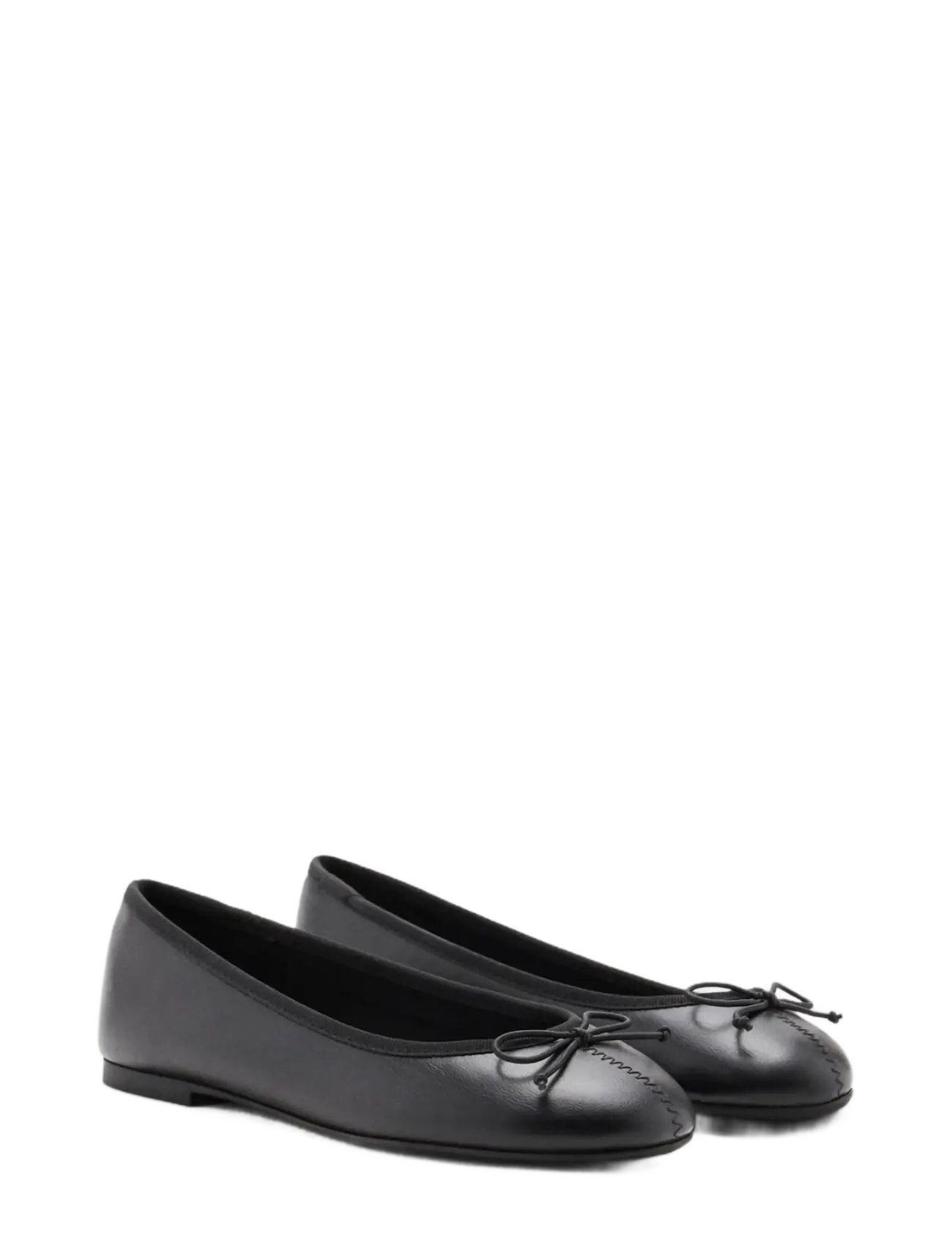 Mango Teen - Bow ballerina - ballerinaer & slip ons - black - 1