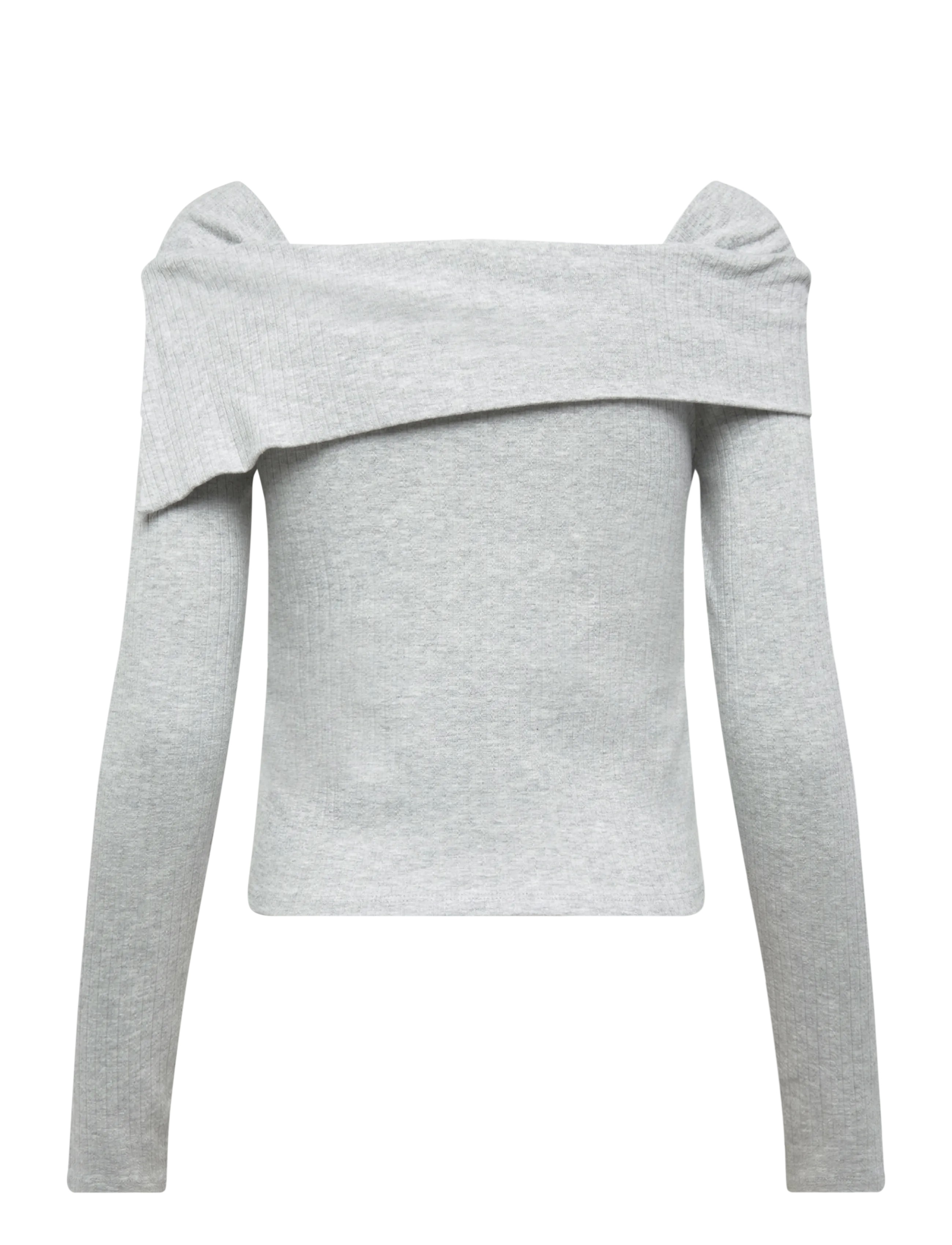 Mango Teen - Cotton turtle neck sweatshirt - lt pastel grey - 1