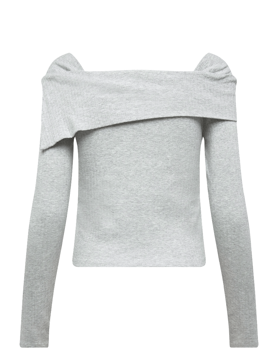 Mango Teen - Cotton turtle neck sweatshirt - bluser & tunikaer - lt pastel grey - 2