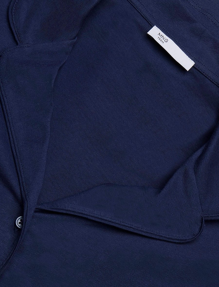 Mango Teen - Full 100% cotton pyjamas - pyjamassæt - navy - 3