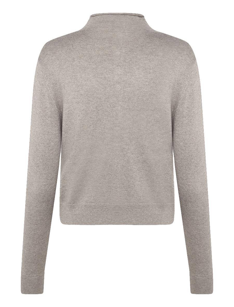 Mango Teen - Perkins-neck cardigan with buttons - koftor - medium brown - 2