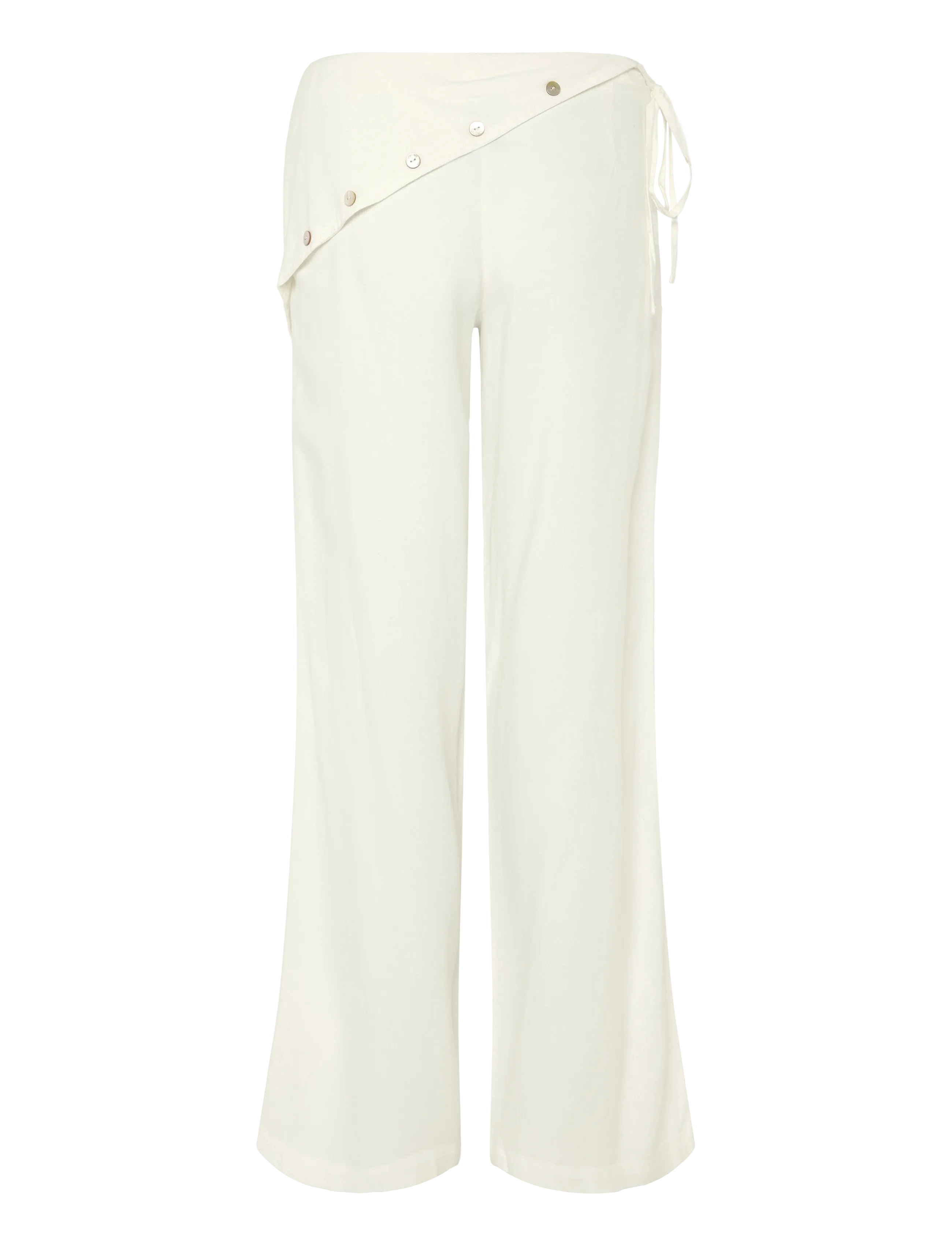 Mango Teen - Straight scarf trousers - bukser - natural white - 2