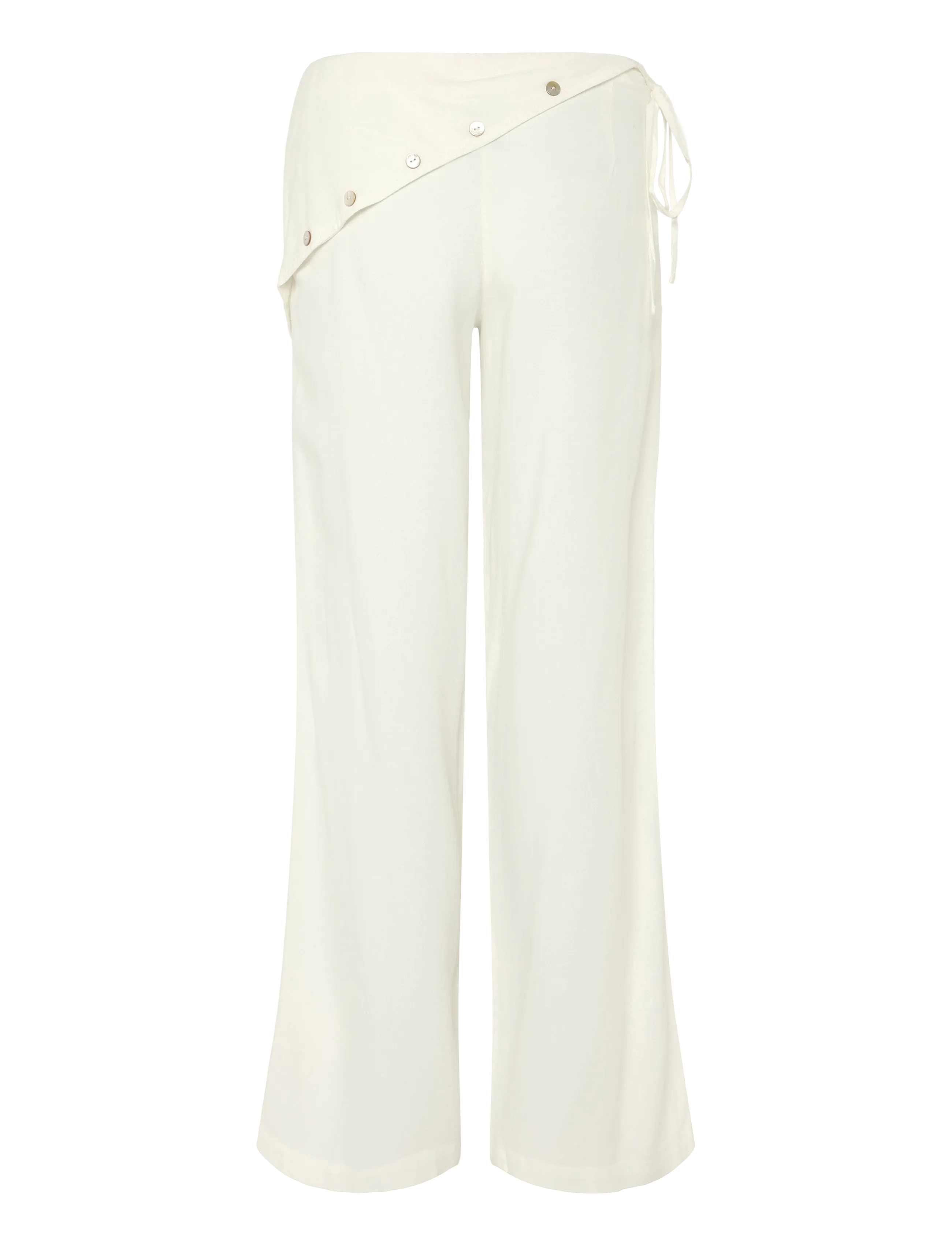 Mango Teen - Straight scarf trousers - bukser - natural white - 2