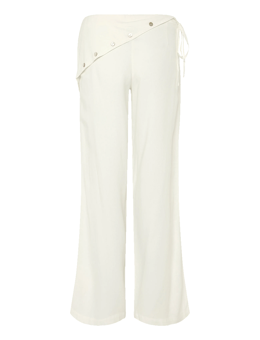 Mango Teen - Straight scarf trousers - bukser - natural white - 2