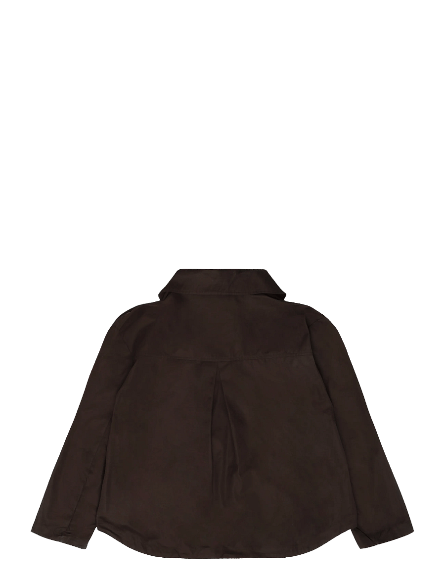 Mango Teen - Double-breasted trench coat with notch lapel - frakker - dark brown - 1