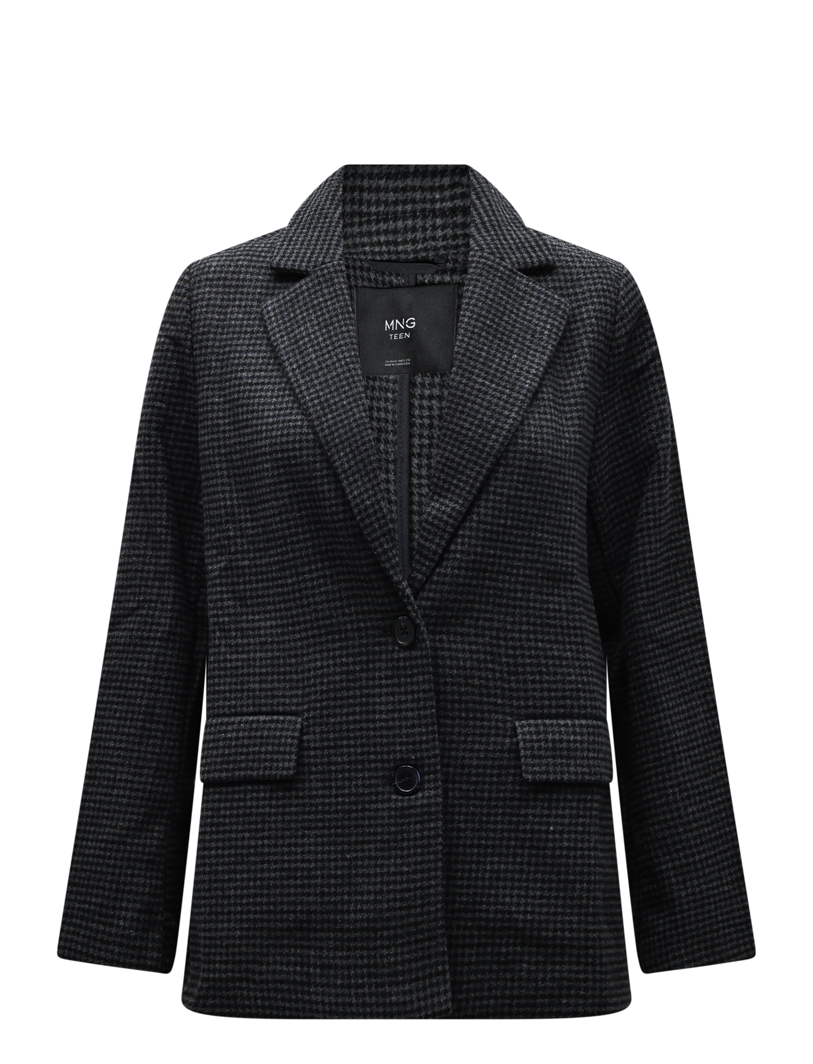 Mango Teen Wool blend blazer - Kavajer - NAVY / navy