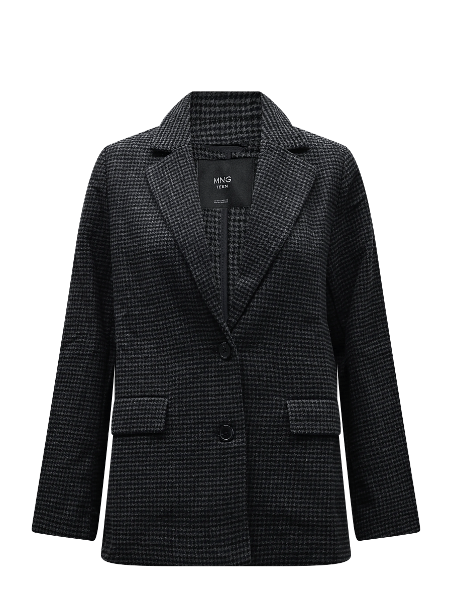 Mango Teen - Wool blend blazer - kavajer - navy - 0