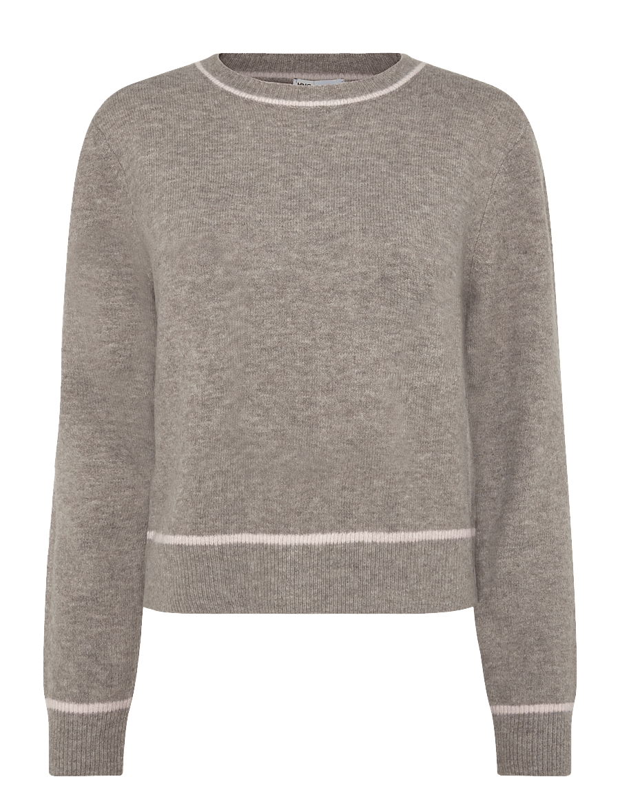 Mango Teen - Jersey with contrasting detail - trøjer - medium brown - 1