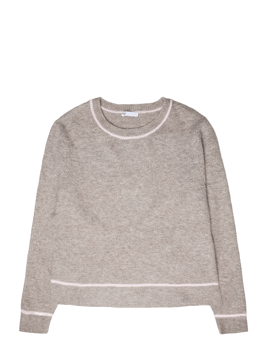 Mango Teen - Jersey with contrasting detail - trøjer - medium brown - 1