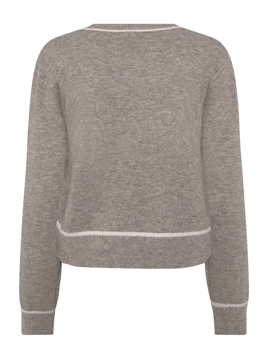 Mango Teen - Jersey with contrasting detail - trøjer - medium brown - 2