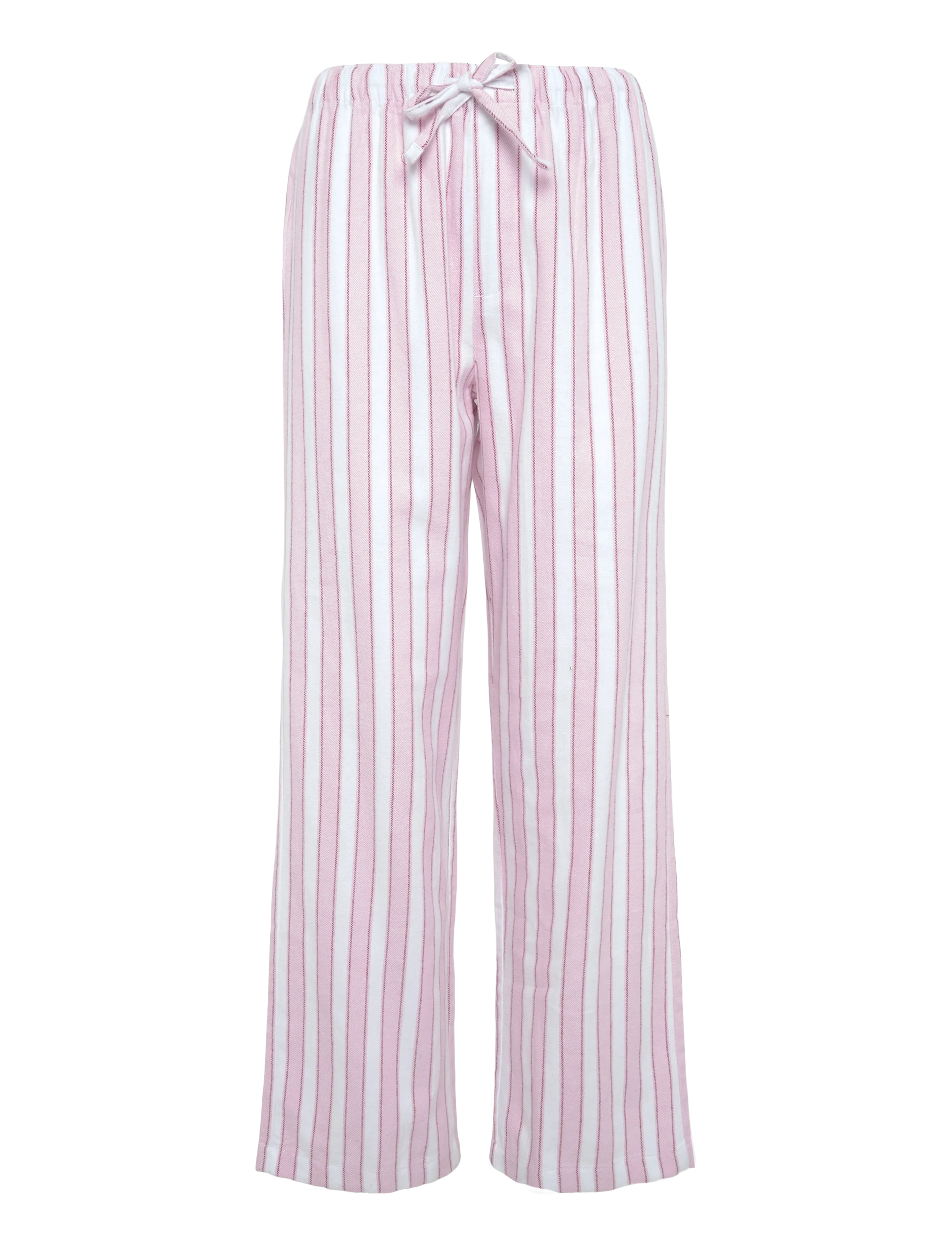 Mango Teen - Striped cotton pyjamas with contrast piping - pyjamassæt - pink - 3