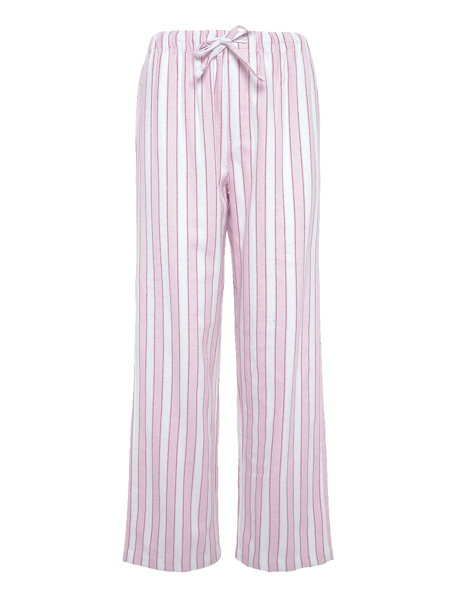 Mango Teen - Striped cotton pyjamas with contrast piping - pyjamassæt - pink - 3
