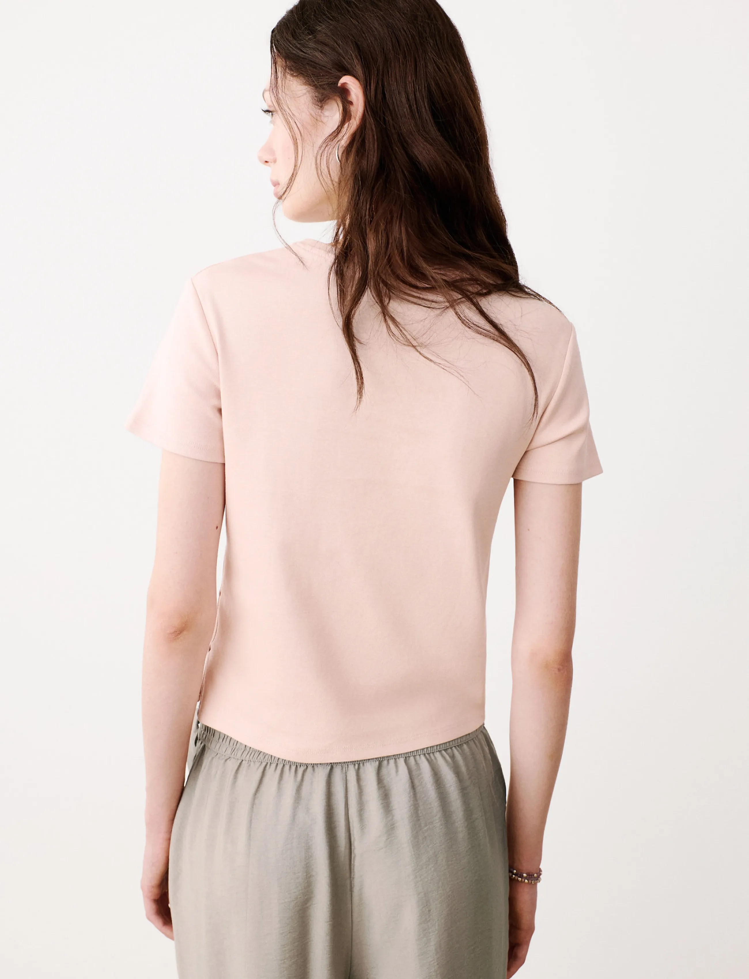 Mango Teen - Open detail T-shirt - kortærmede t-shirts - lt-pastel pink - 2