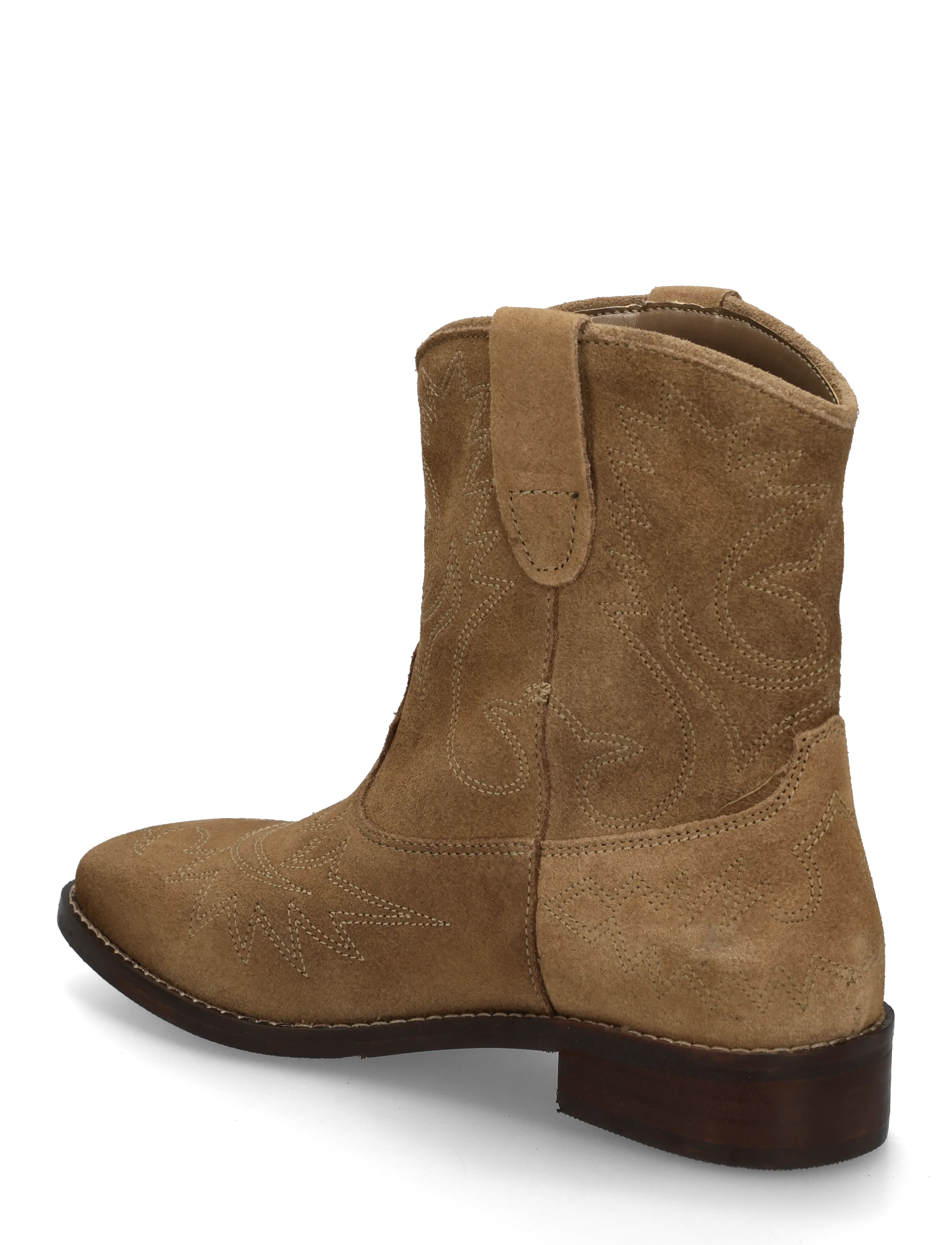 Mango Teen - Suede leather ankle boots - stövlar & kängor - lt pastel brown - 1