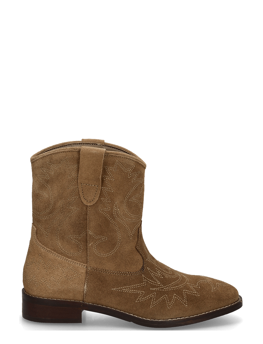 Mango Teen - Suede leather ankle boots - stövlar & kängor - lt pastel brown - 2