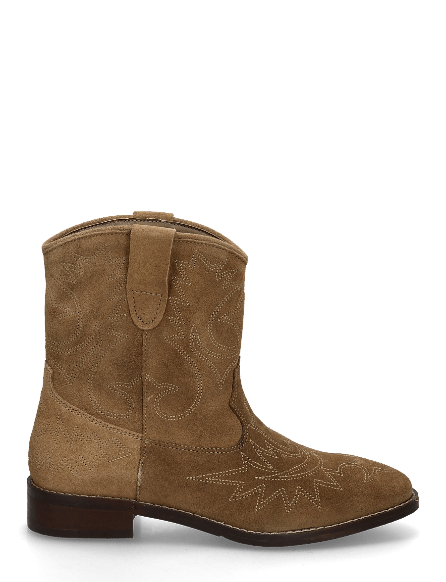 Mango Teen - Suede leather ankle boots - støvler - lt pastel brown - 2