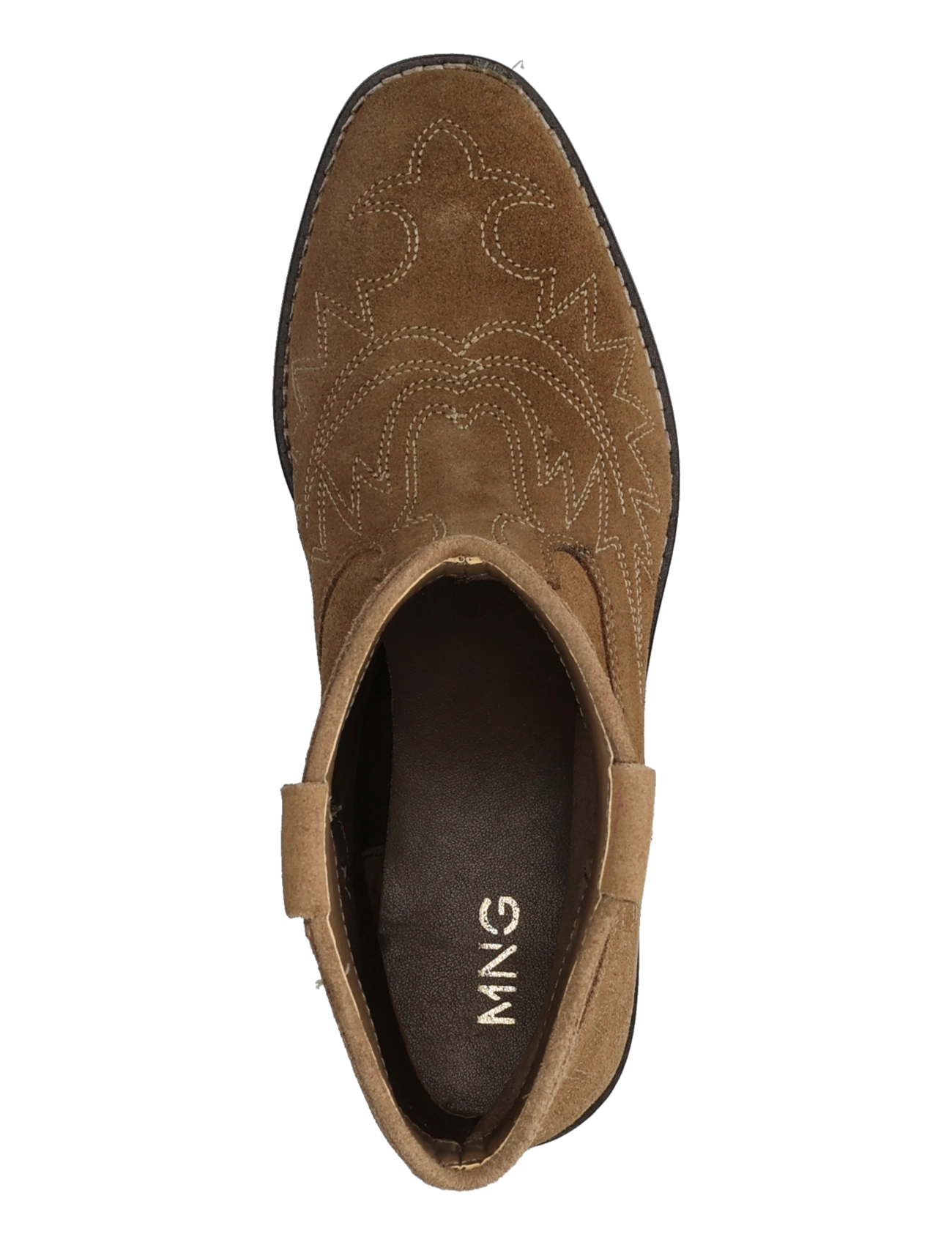 Mango Teen - Suede leather ankle boots - stövlar & kängor - lt pastel brown - 3