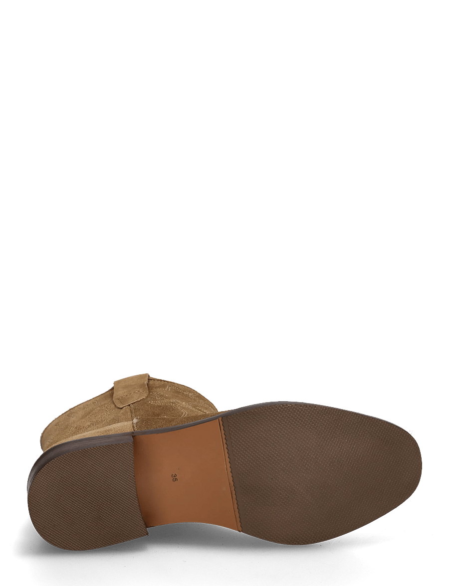 Mango Teen - Suede leather ankle boots - støvler - lt pastel brown - 4
