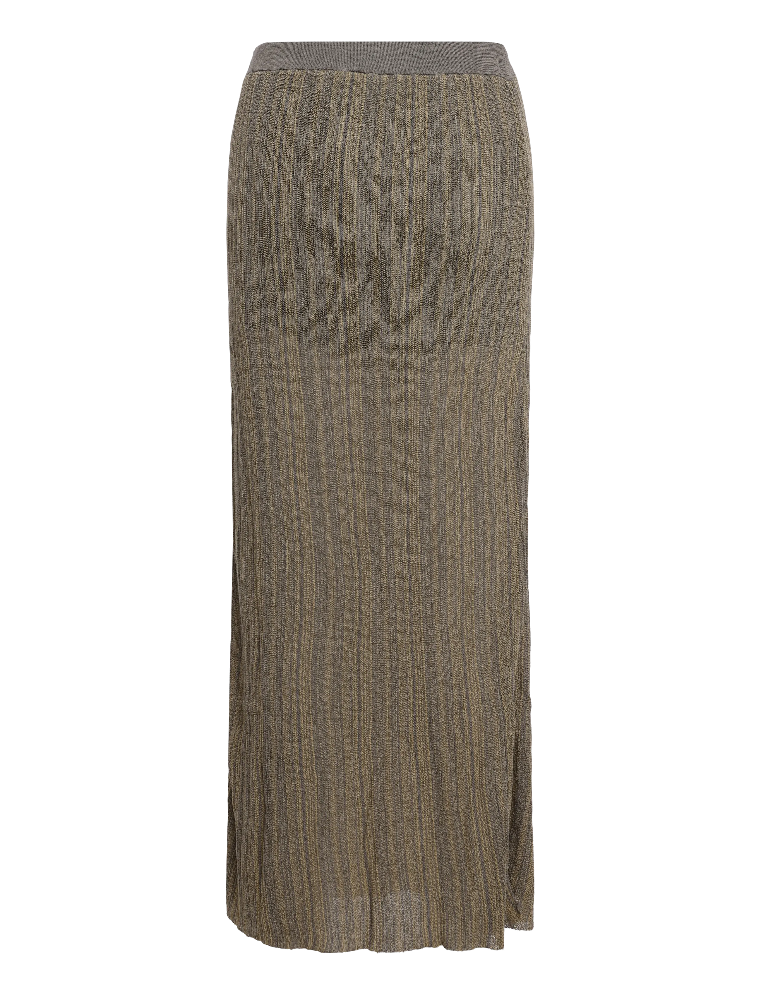 Mango Teen - Semi-transparent knitted skirt - maxi skirt - green - 2