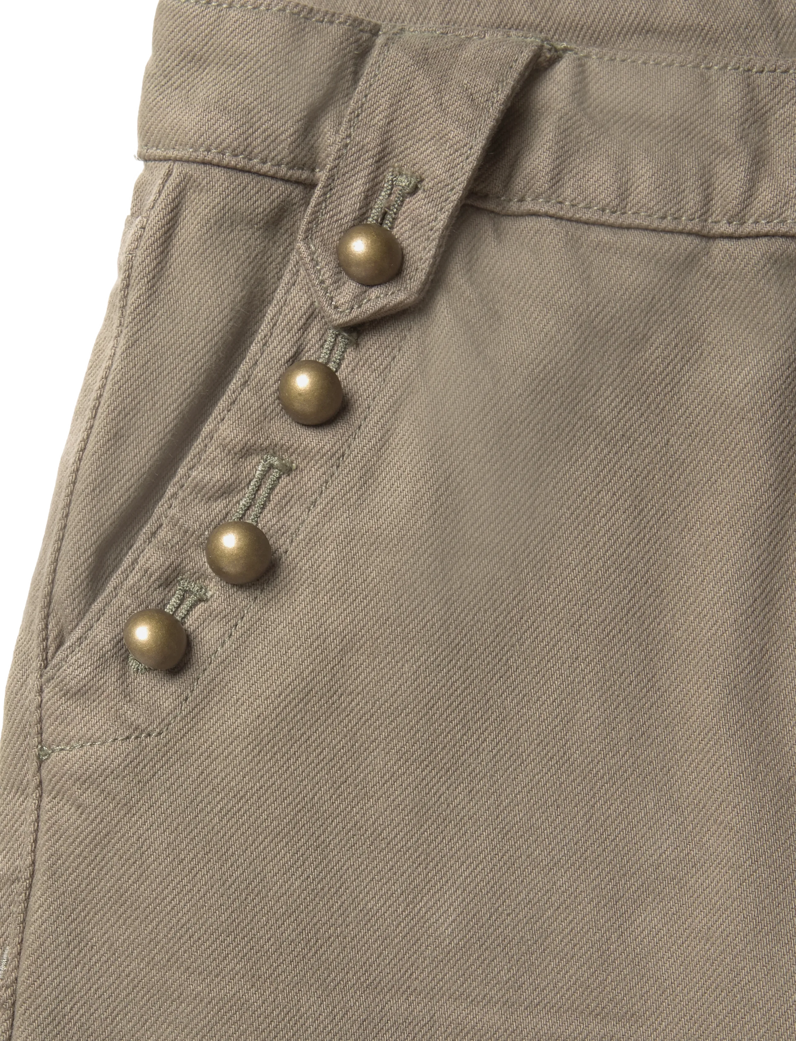 Mango Teen - Low-waist jeans with buttons - regular jeans - beige - khaki - 3