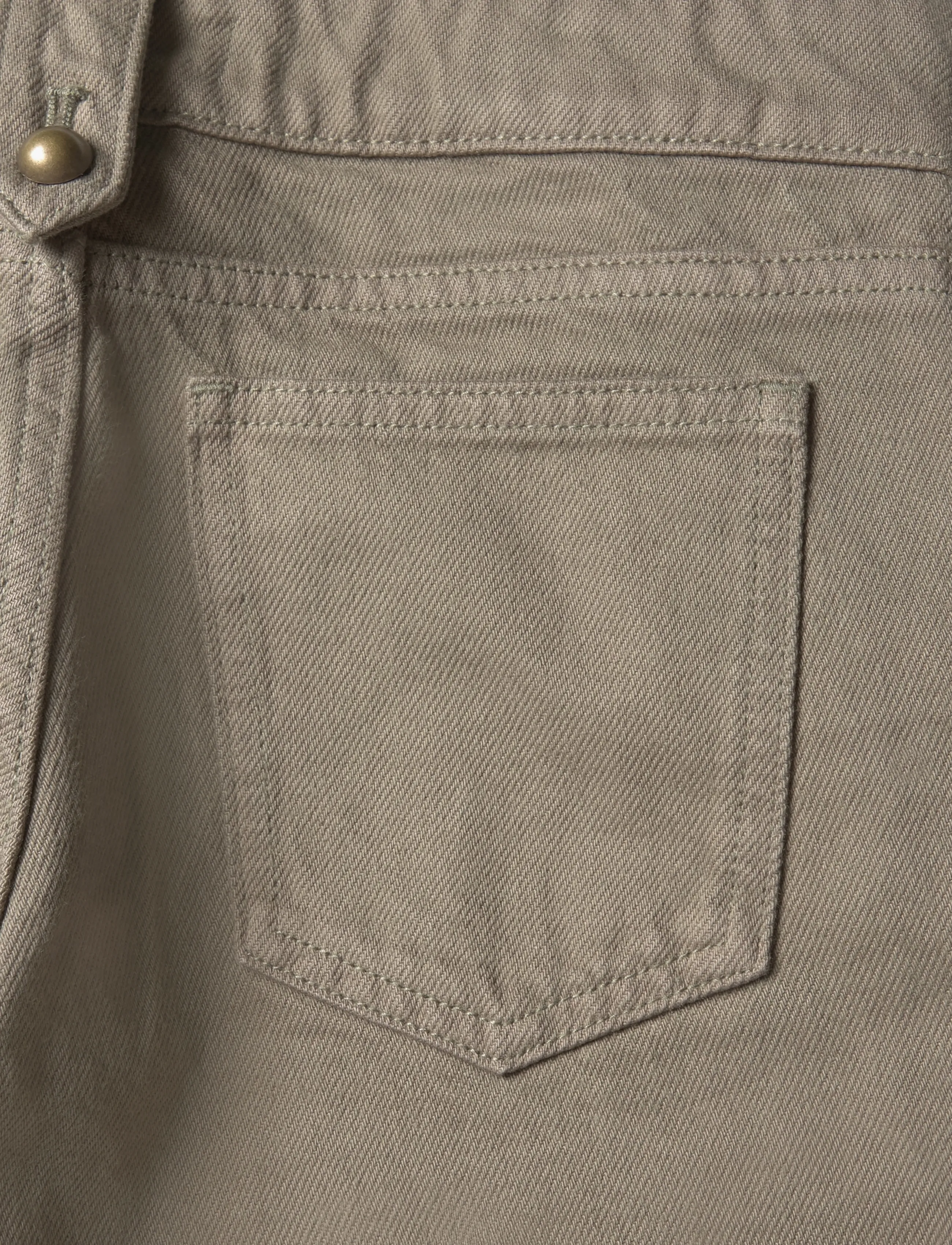 Mango Teen - Low-waist jeans with buttons - regular jeans - beige - khaki - 4