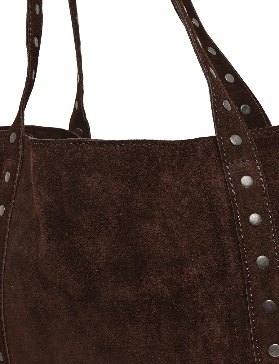 Mango Teen - Leather tote bag - totes & små tasker - dark brown - 2