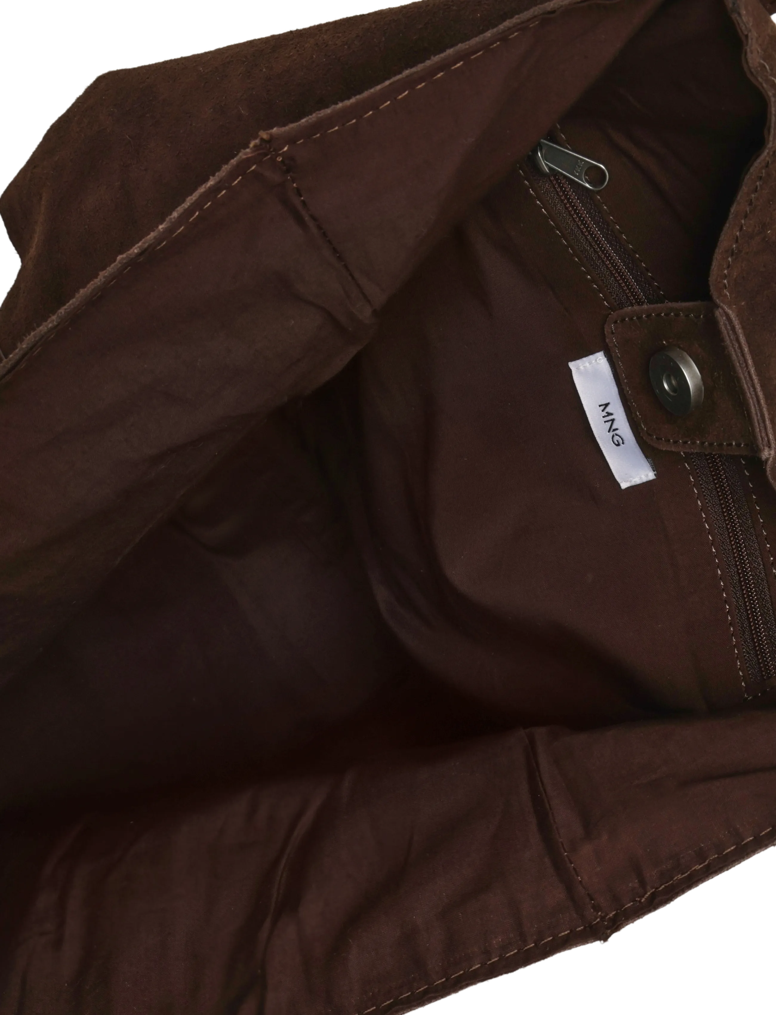 Mango Teen - Leather tote bag - totes & små tasker - dark brown - 3