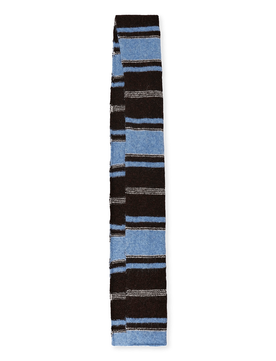 Mango Teen - Striped scarf - halstørklæder - lt-pastel blue - 0