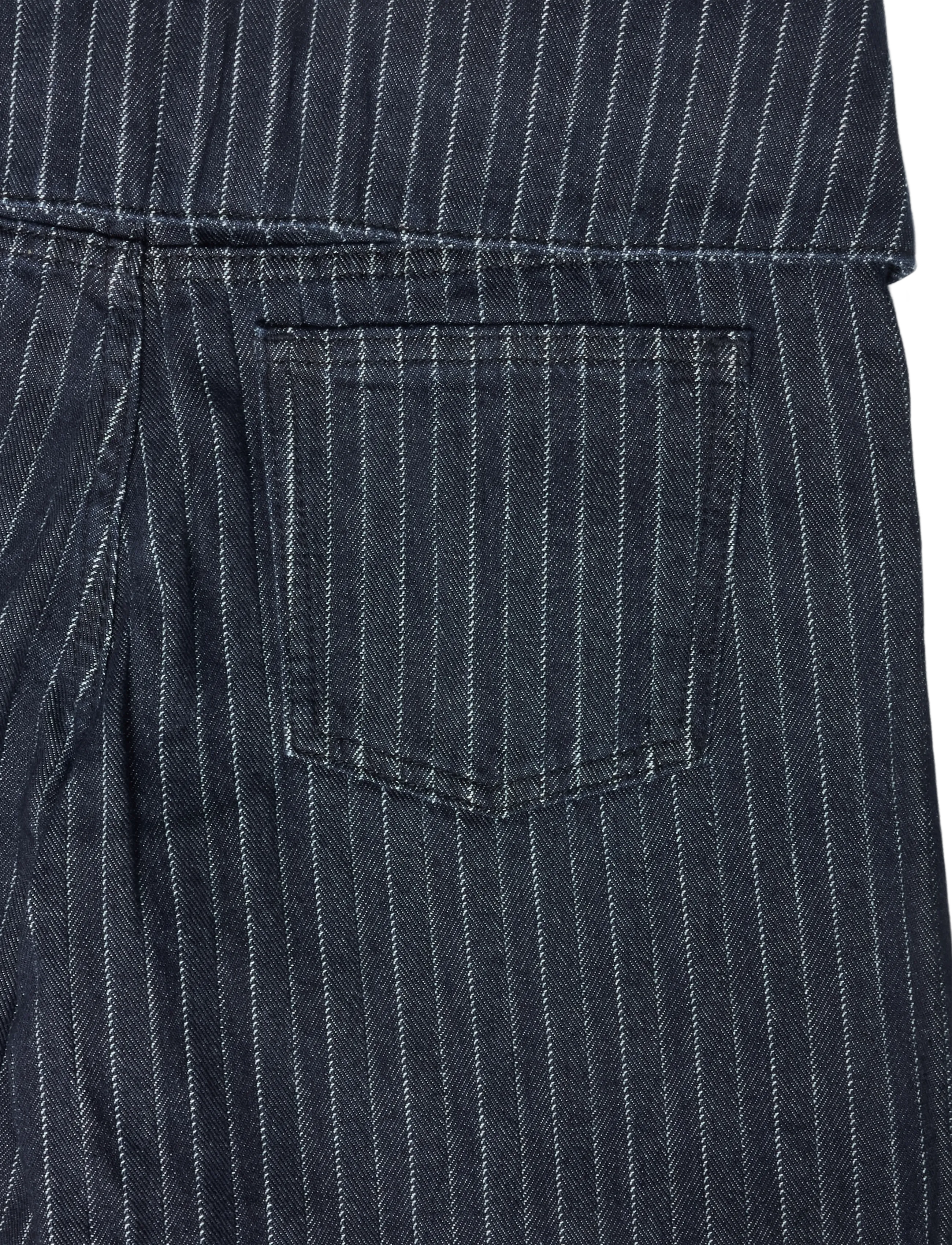 Mango Teen - Wide leg pinstriped jeans - brede jeans - open blue - 4