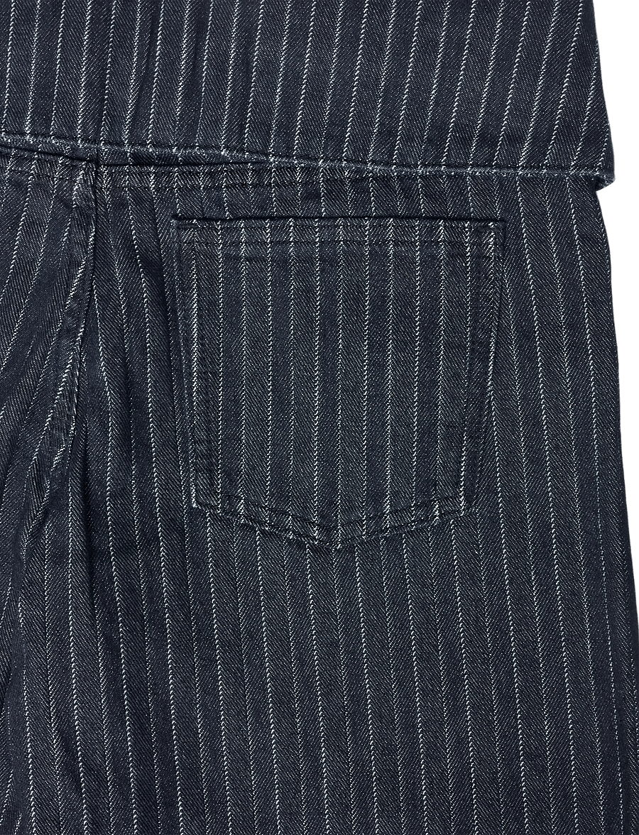 Mango Teen - Wide leg pinstriped jeans - hosen mit weitem bein - open blue - 4