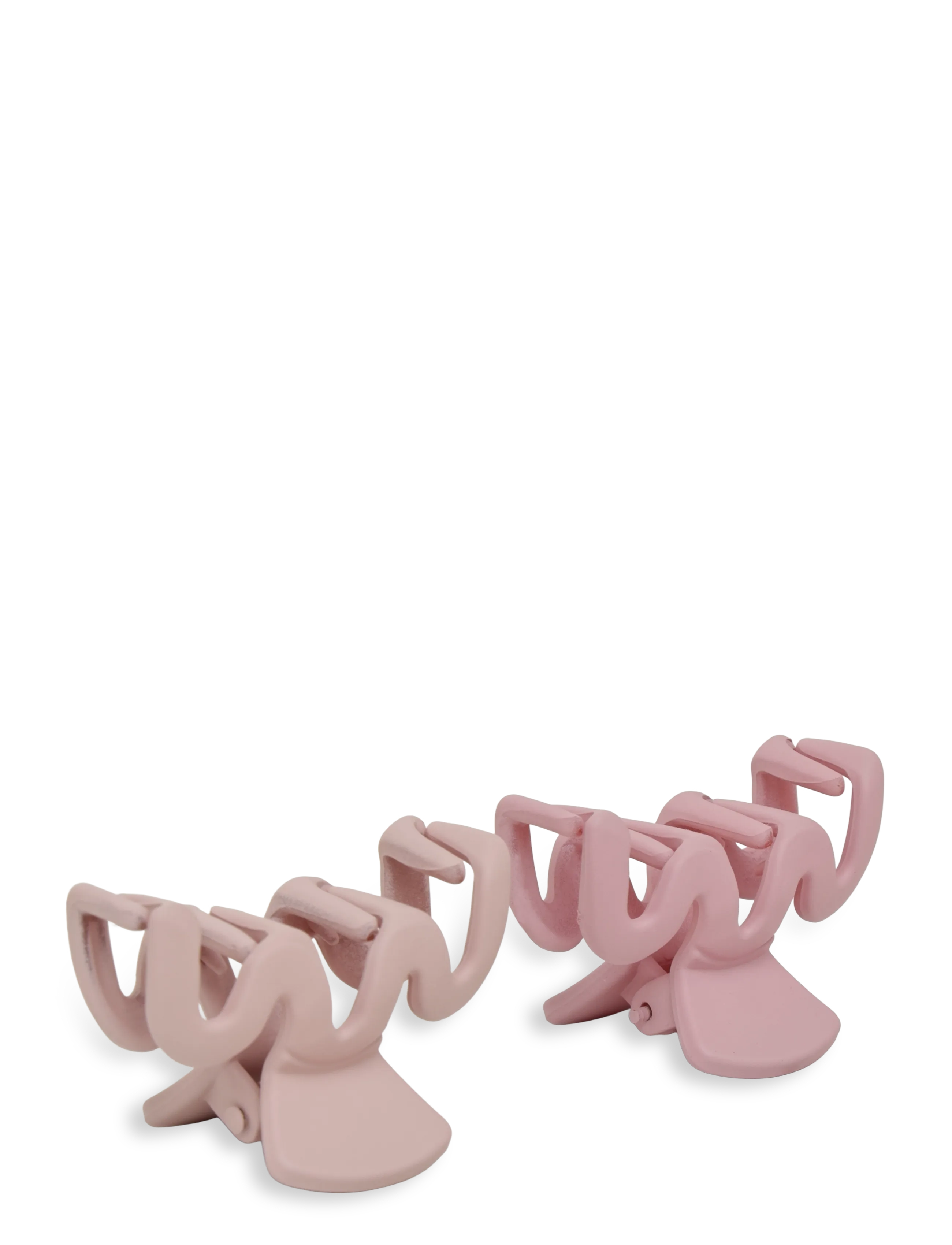 Mango Teen - Pack of 2 fur-effect hair clips - hårspænder - pink - 1
