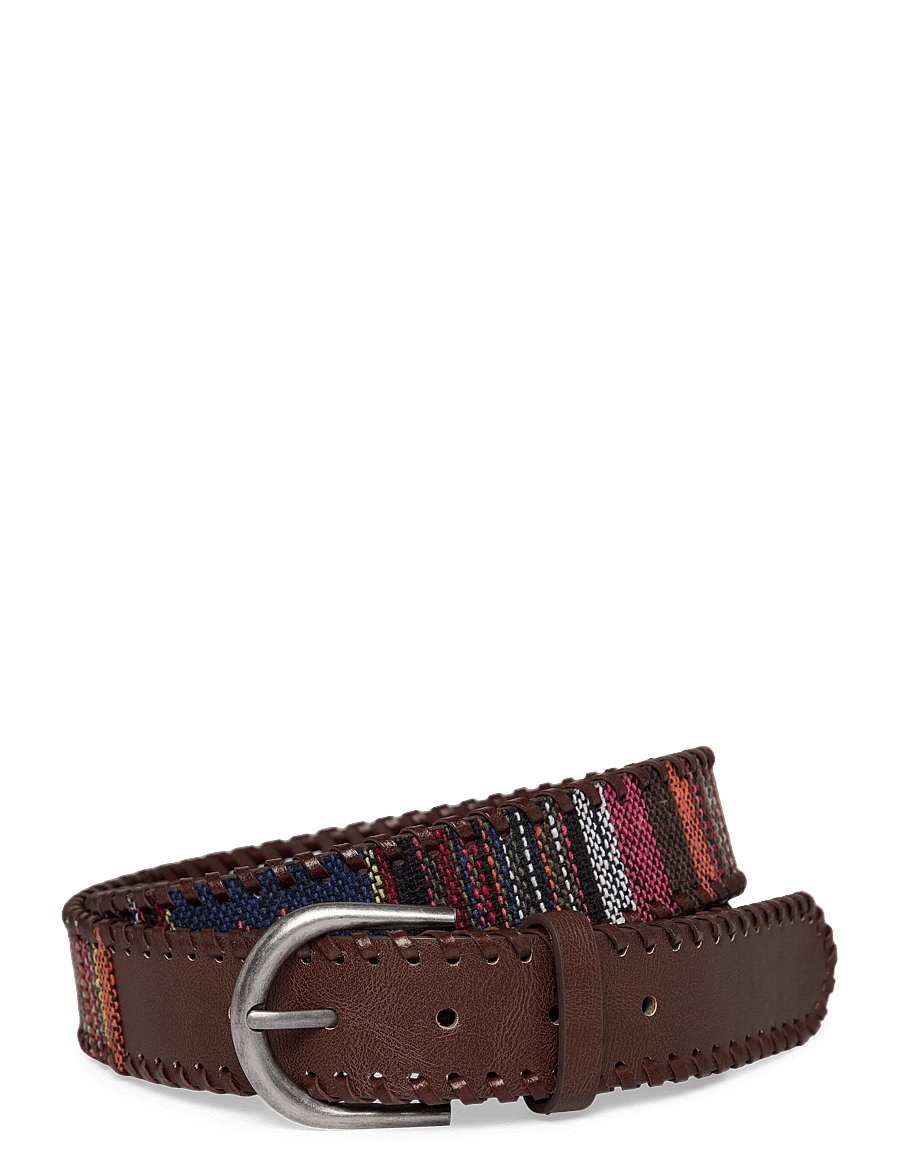 Mango Teen - Combined braided belt - bælter - dark brown - 0