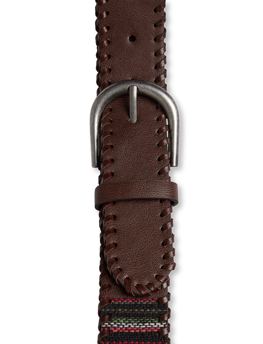 Mango Teen - Combined braided belt - bælter - dark brown - 2