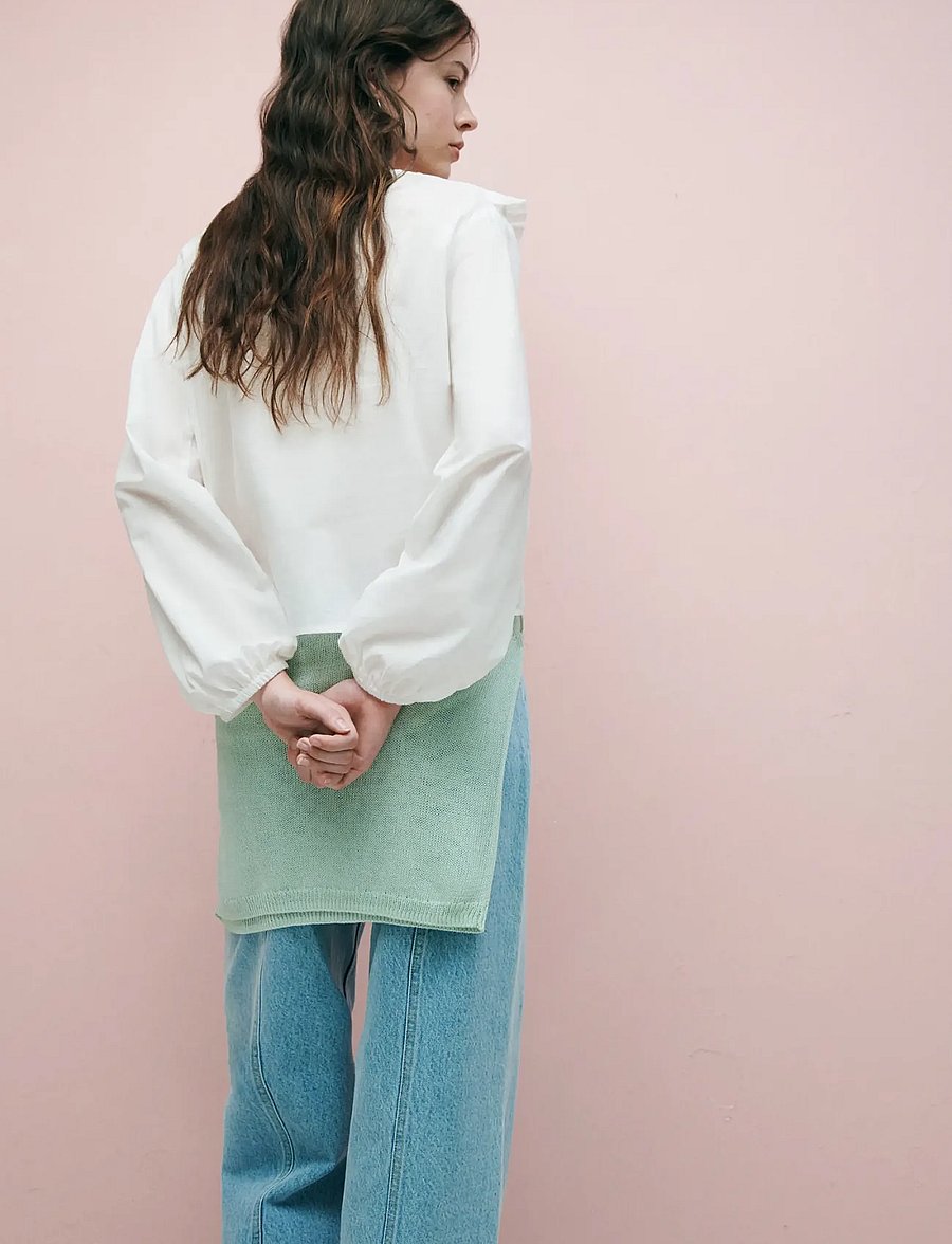 Mango Teen - Ruffled cotton blouse - bluser & tunikaer - natural white - 3