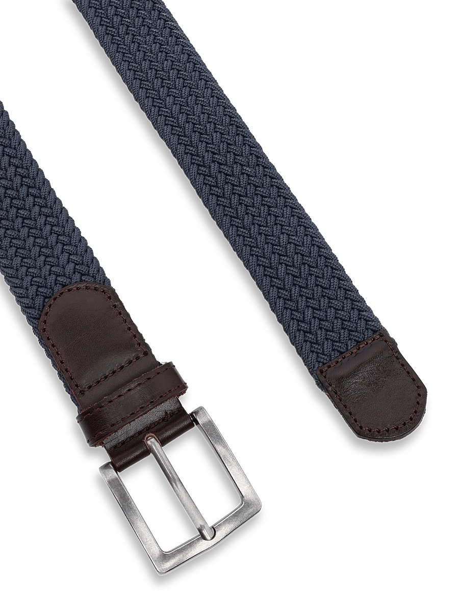 Mango Teen - Braided belt - bælter - navy - 1