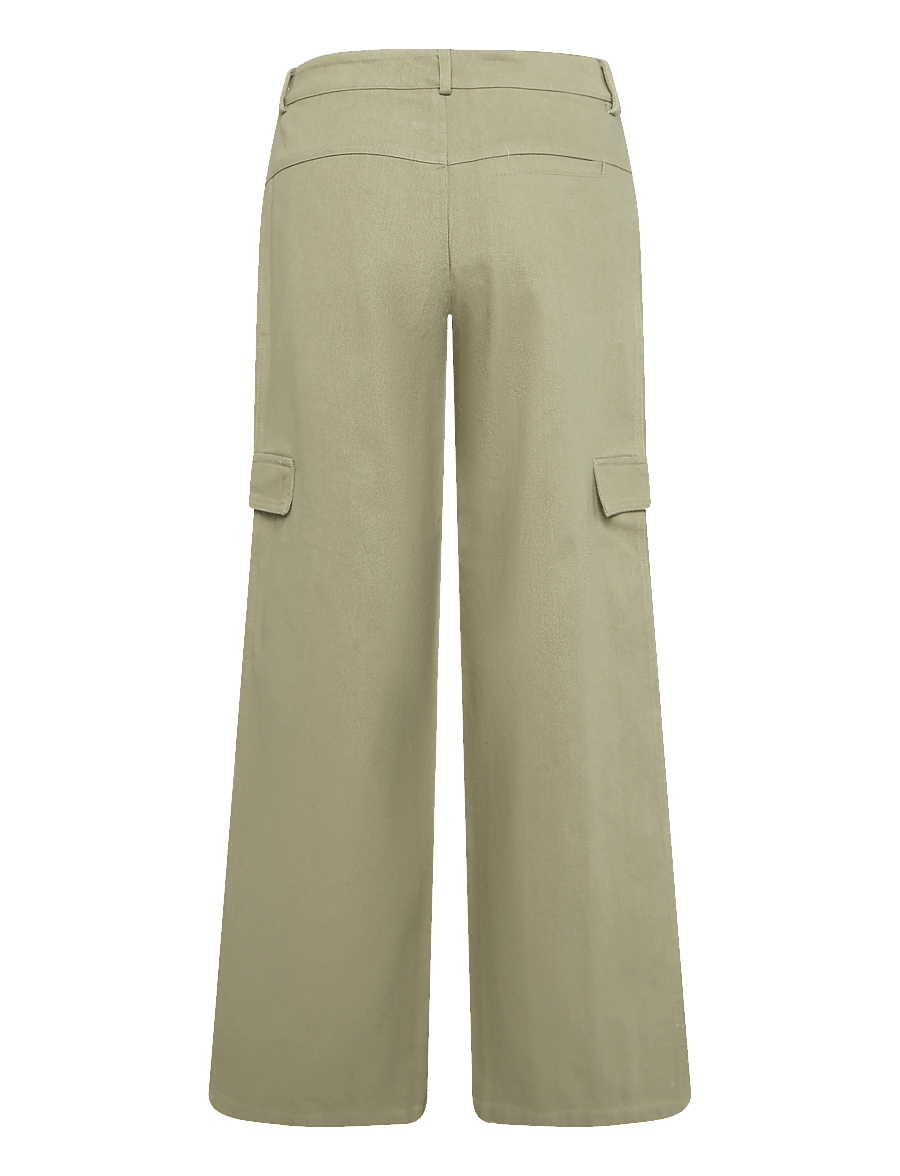 Mango Teen - Wide leg cargo jeans - vida jeans - beige - khaki - 2