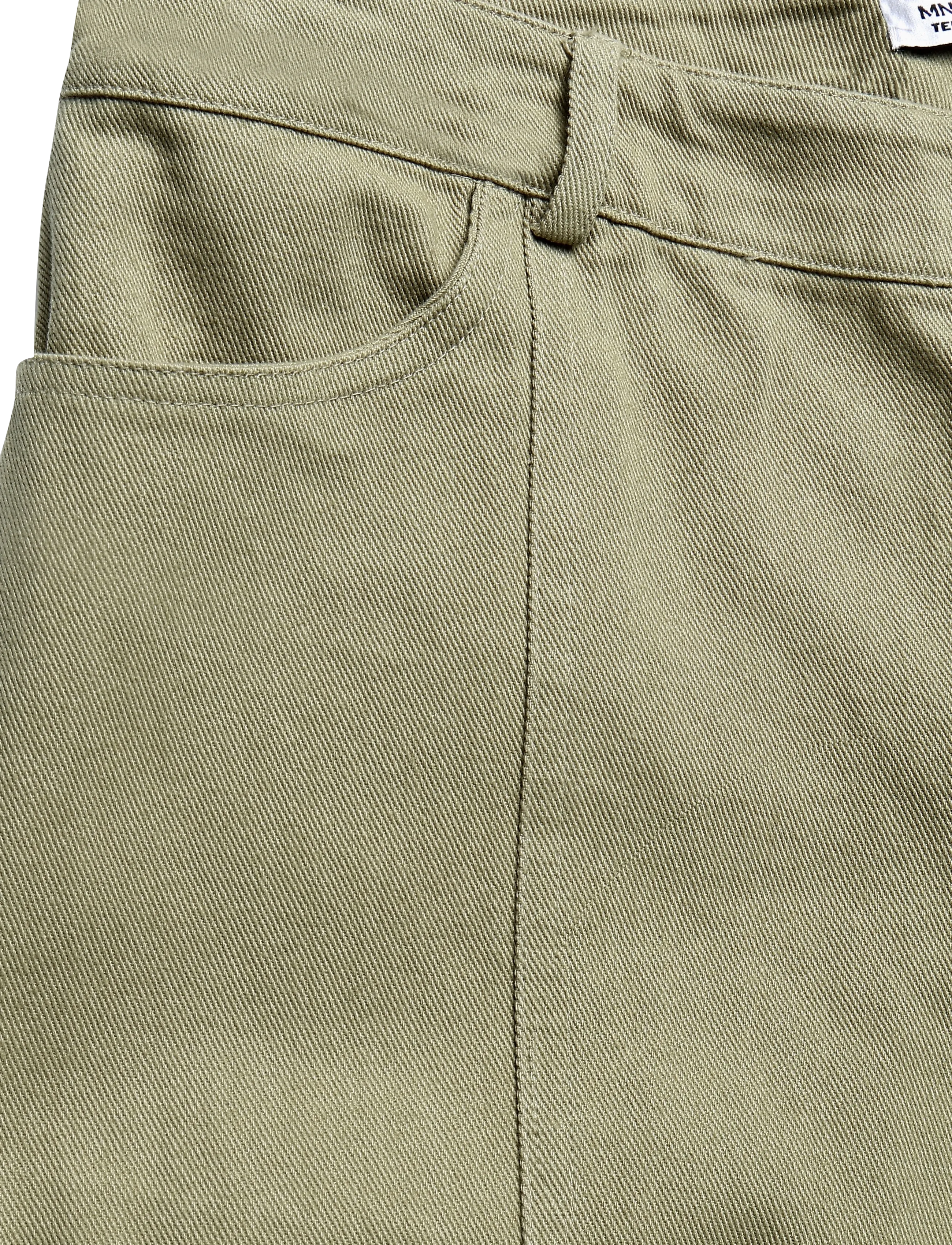 Mango Teen - Wide leg cargo jeans - vida jeans - beige - khaki - 4