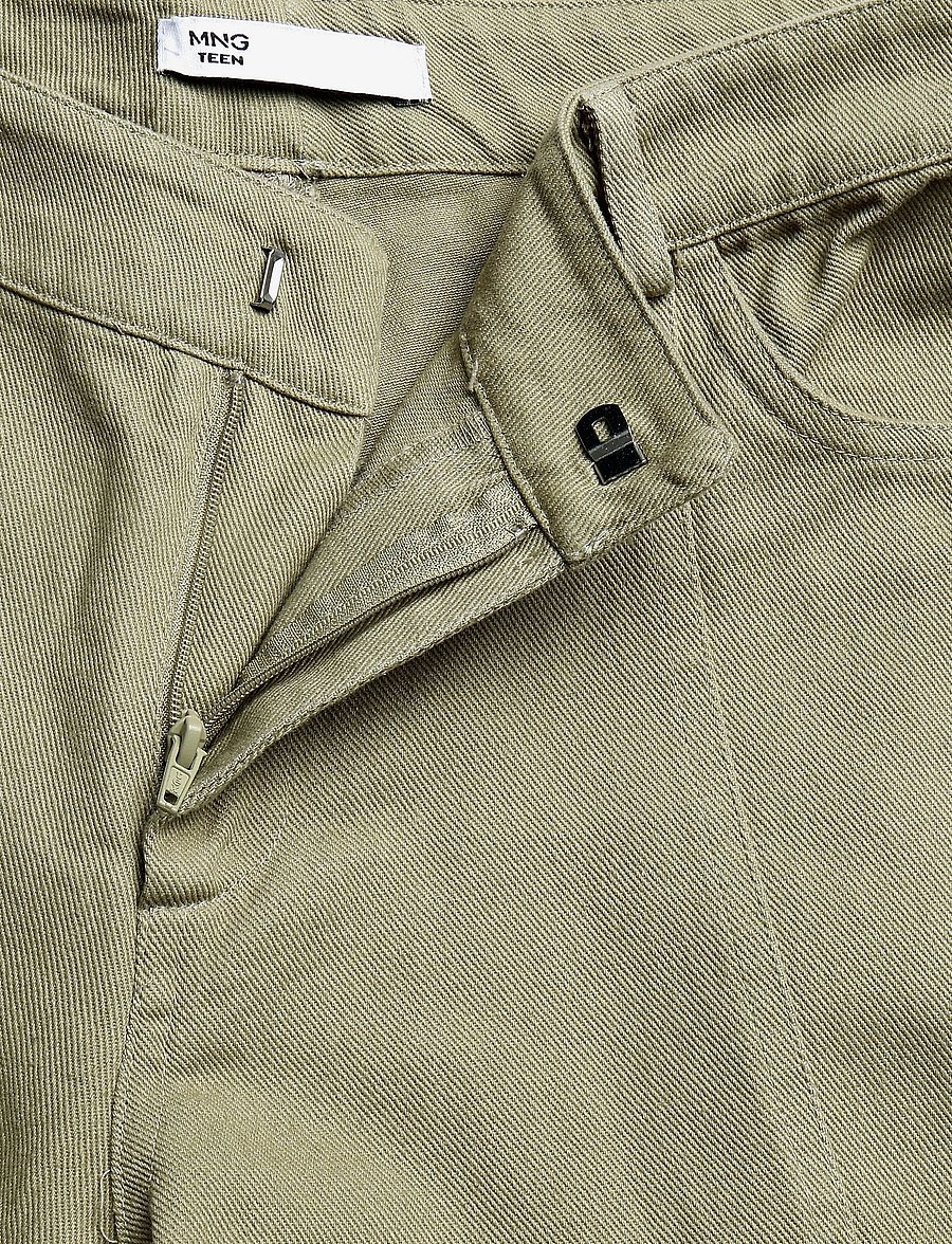 Mango Teen - Wide leg cargo jeans - vida jeans - beige - khaki - 5