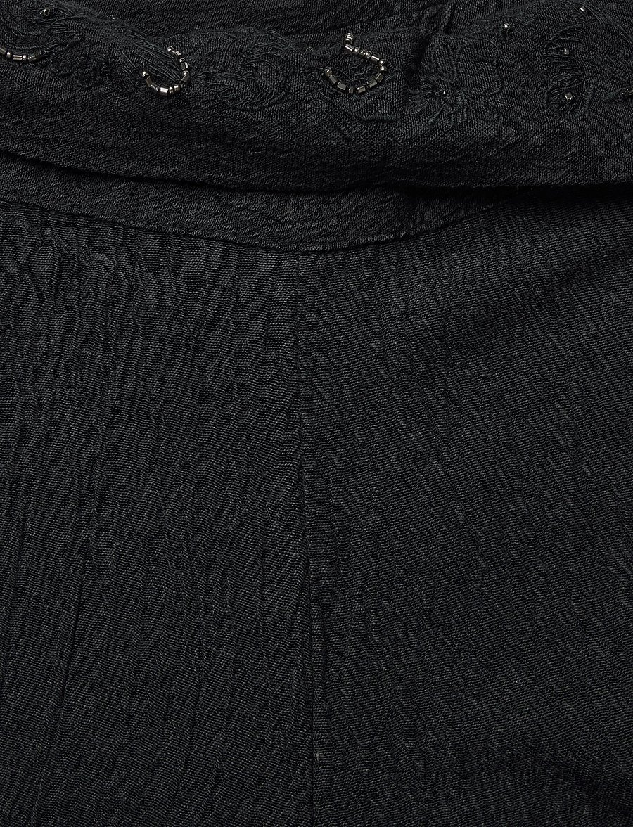 Mango Teen - Trousers with embroidered turn-up waistline - bukser - charcoal - 3