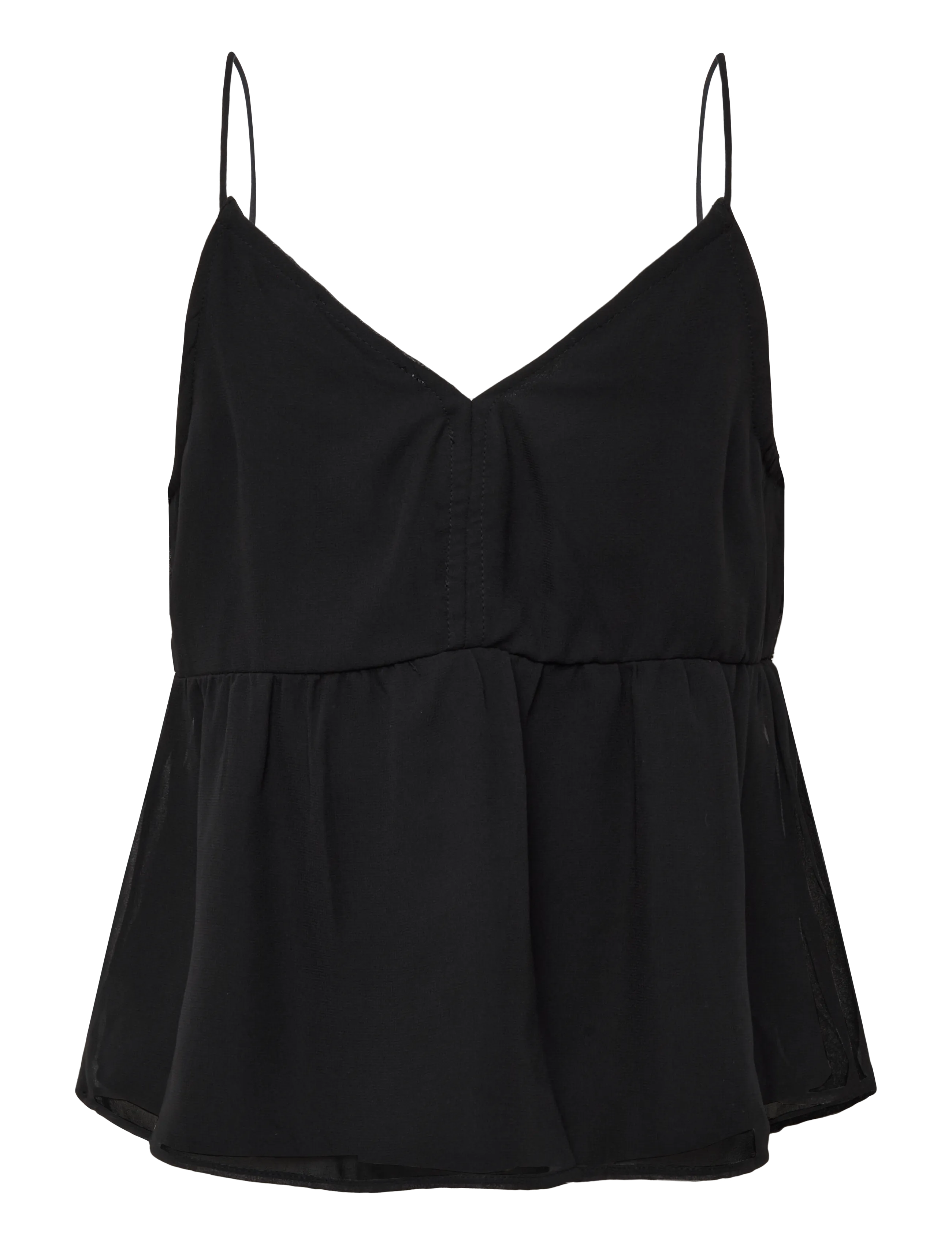 Mango Teen - Beaded detail strappy top - veste - black - 2