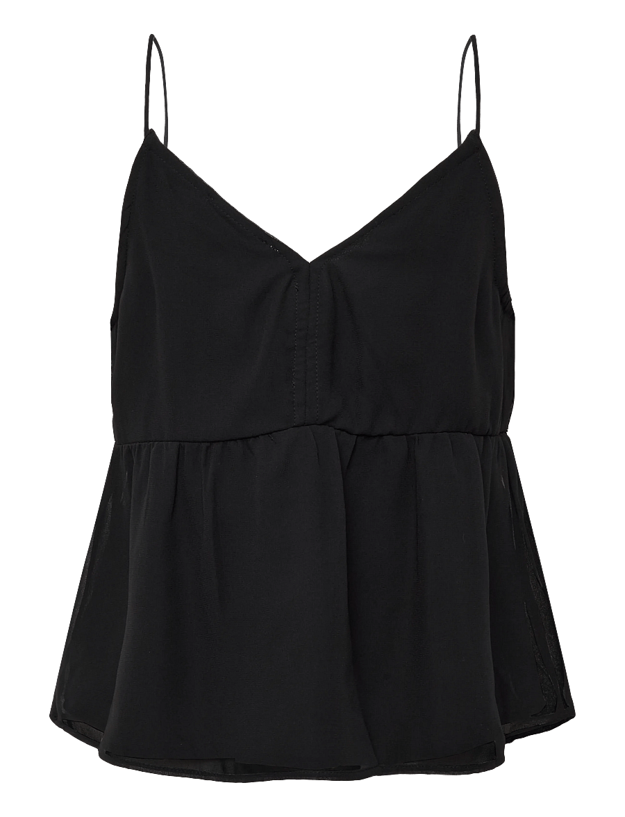 Mango Teen - Beaded detail strappy top - veste - black - 2
