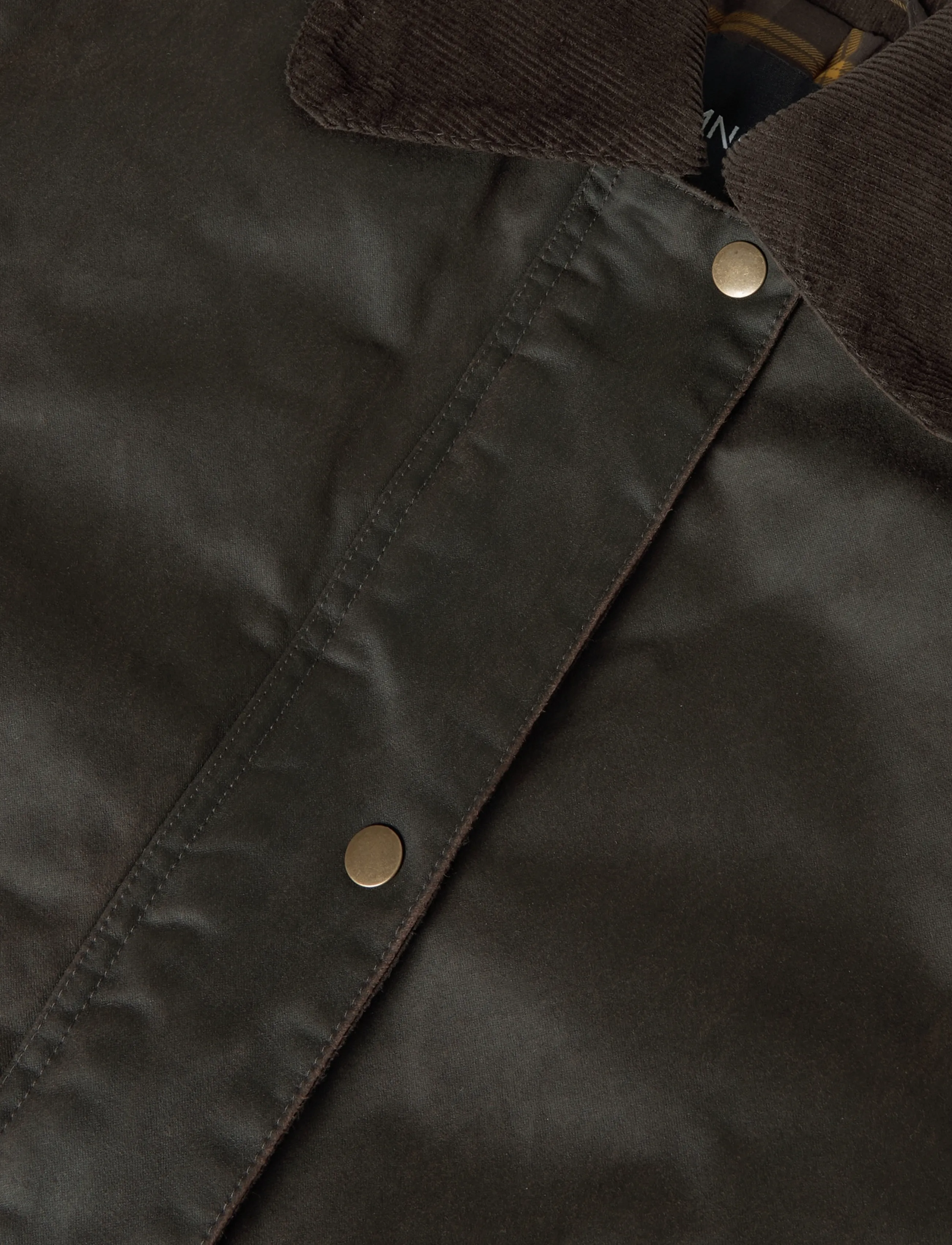 Mango Teen - Oversized parka with corduroy collar - parkas - dark brown - 2
