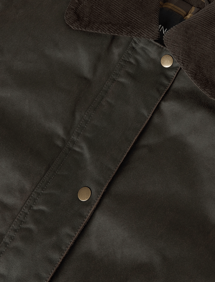 Mango Teen - Oversized parka with corduroy collar - parkas - dark brown - 2