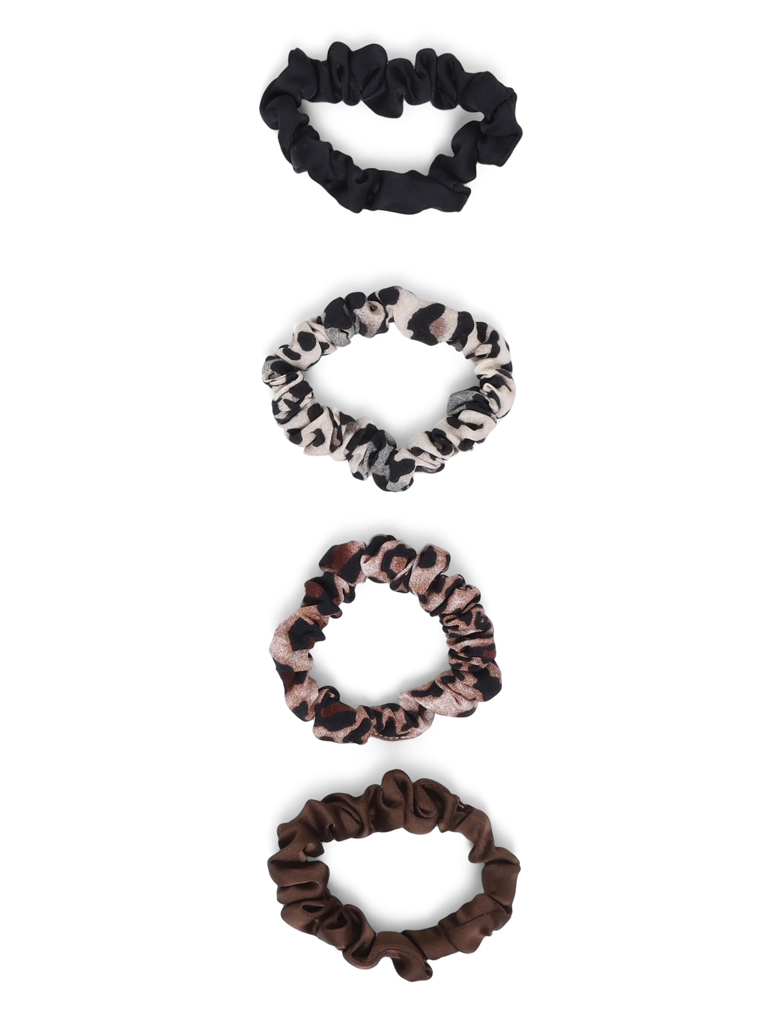 Mango Teen Pack of 4 matching hair ties - Mango Teen - BROWN / brown