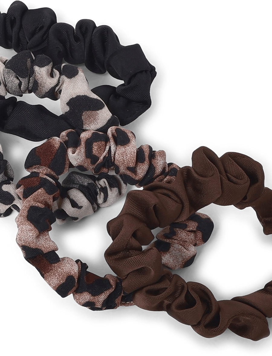 Mango Teen - Pack of 4 matching hair ties - hårbånd og hårsnore - brown - 2