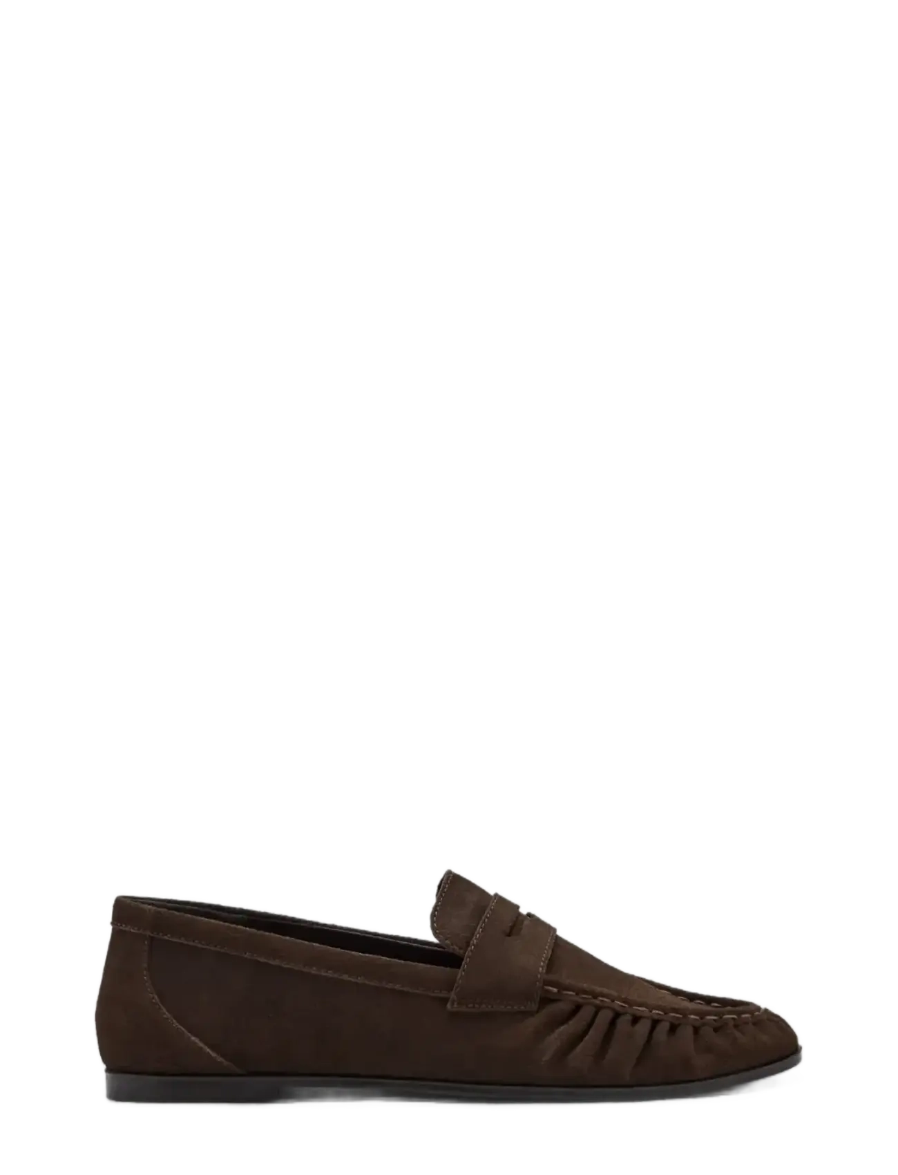 Mango Teen Suede Penny Loafers, Kinder, Penny Loafer, Braun, Gr.36