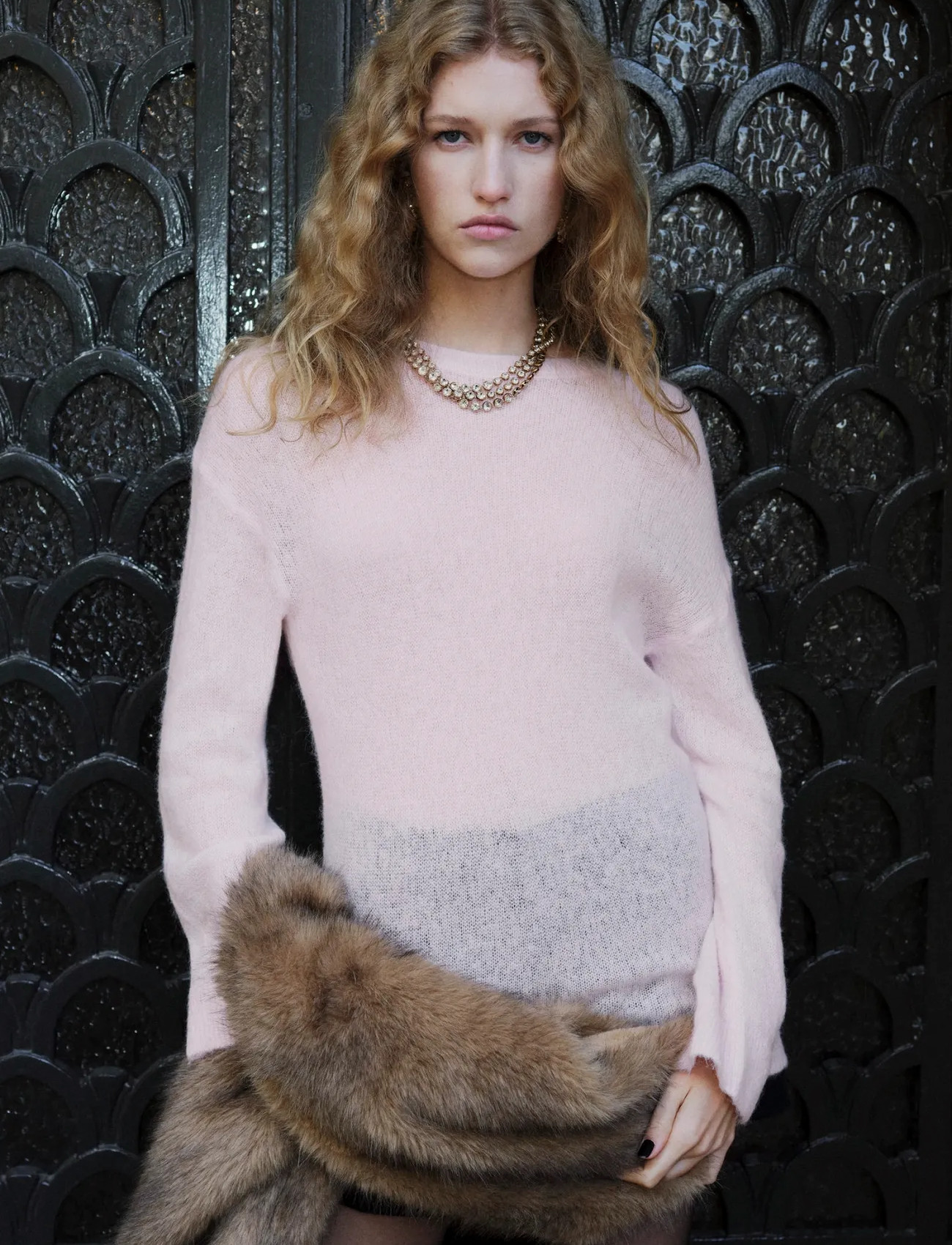 Mango Wool And Alpaca-Blend Sweater - - L 1