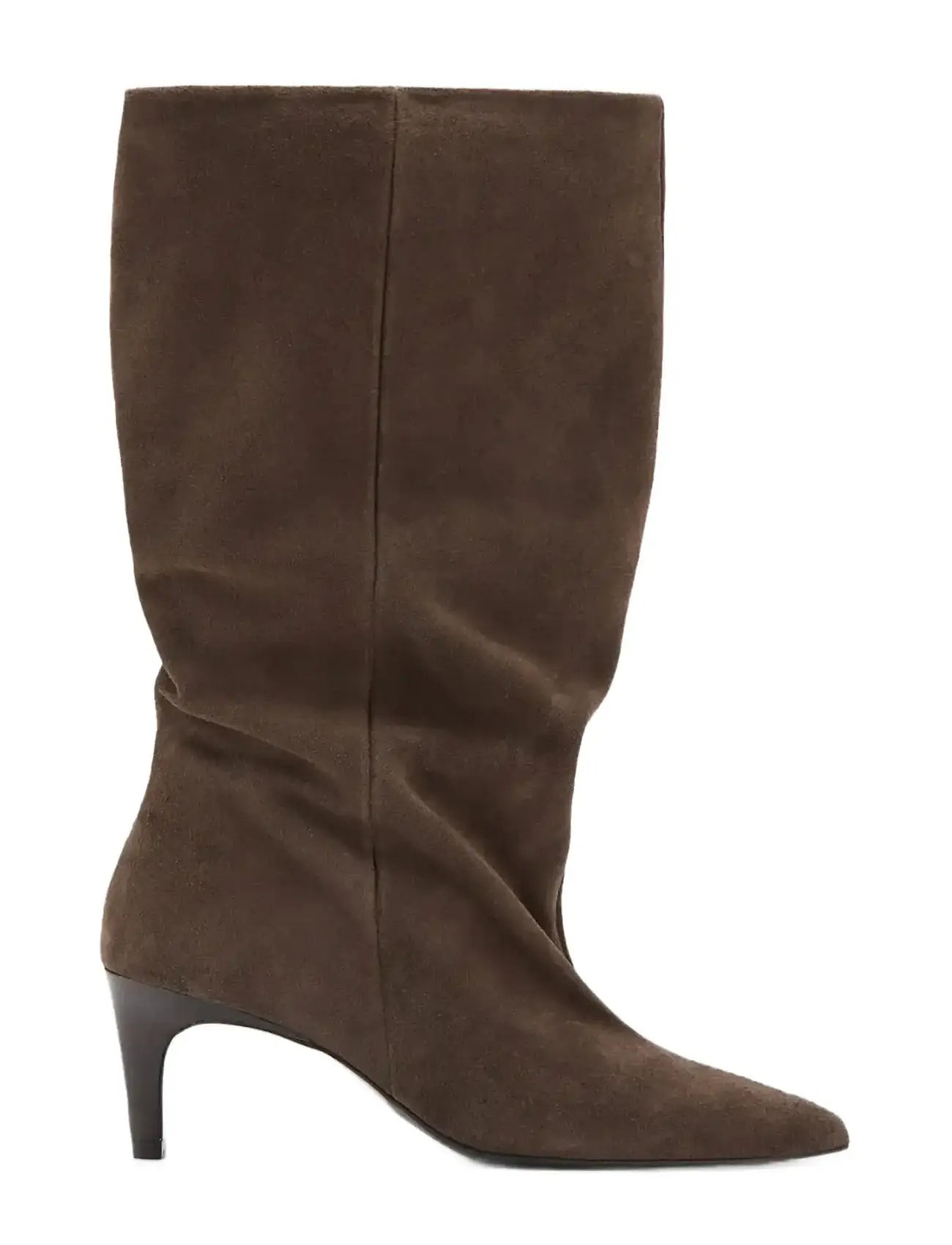 Mango Slouchy Suede Ankle Boot - - 36 1